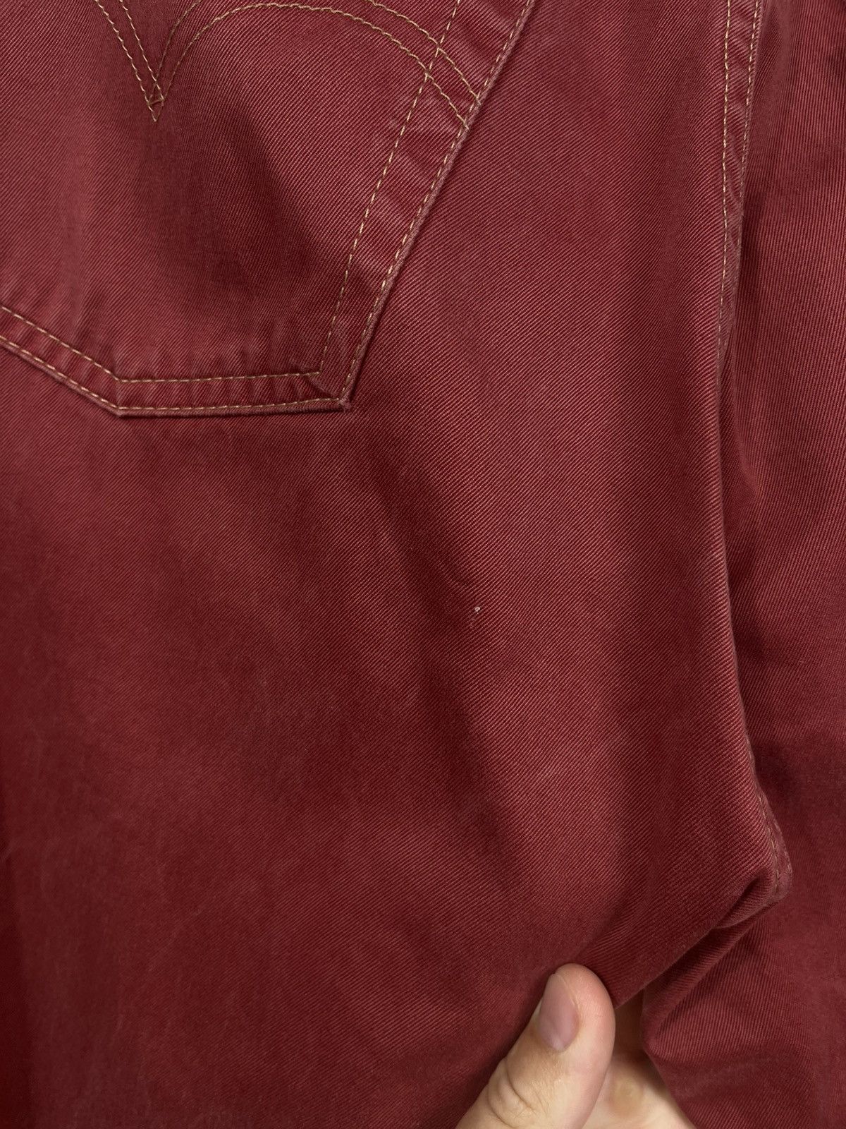 Levi's Levi’s 401 Vintage Red Straight Fit Jeans W33 L32 Tunisia Size US 30 / EU 46 - 6 Thumbnail
