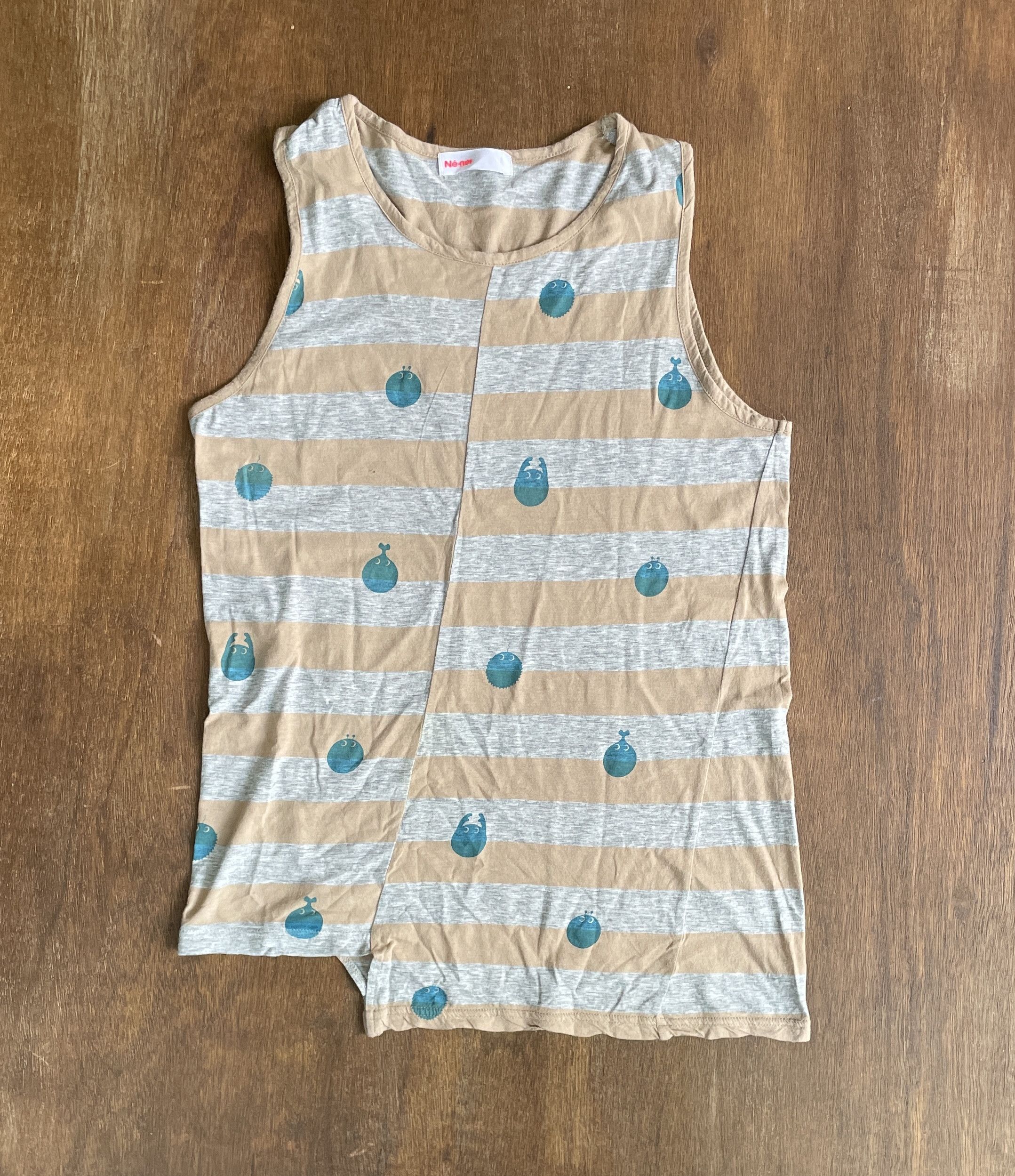 Ne-Net Ne-net Striped Sleeveless Top Polka Dot Fruit Print Pastel Size S / US 4 / IT 40 - 1 Thumbnail