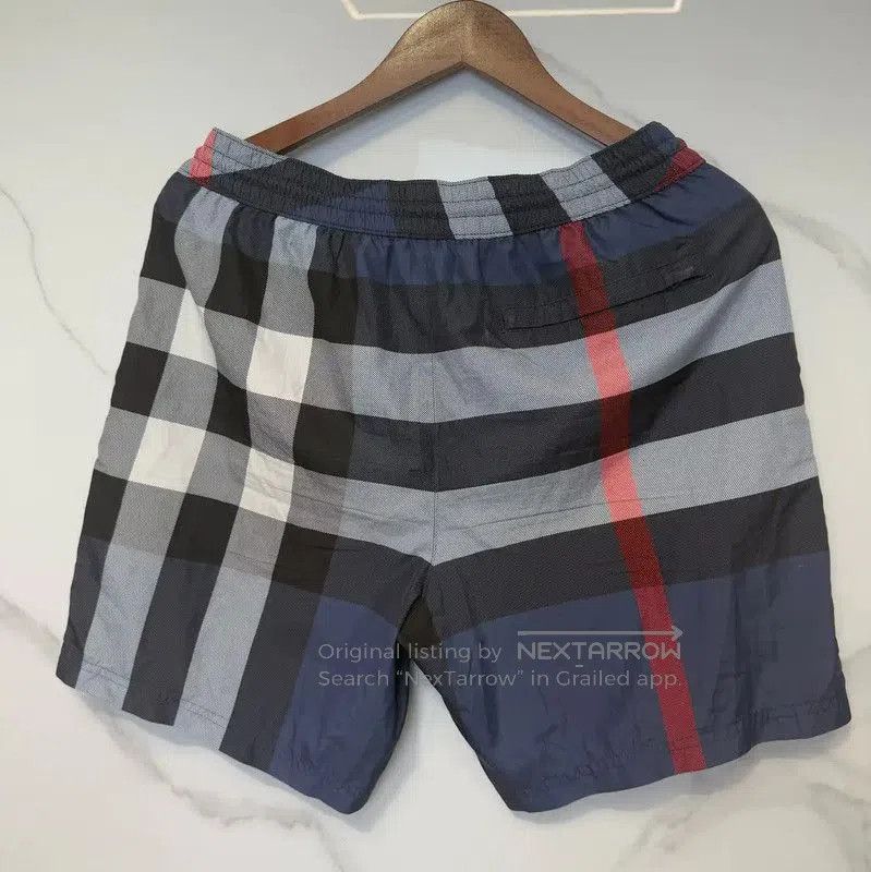 Burberry Burberry Men's Summer Blue Checkered Shorts. Size US 32 / EU 48 - 2 Thumbnail