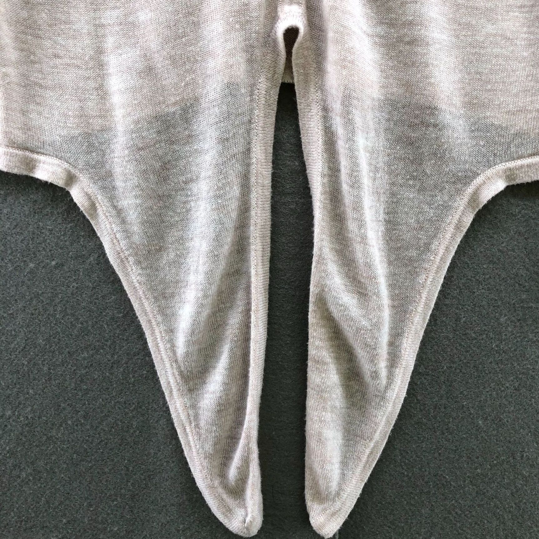 Madewell Madewell Lightweight Long Sleeve Tie Front T Shirt Womens Small Ivory Size S / US 4 / IT 40 - 4 Thumbnail