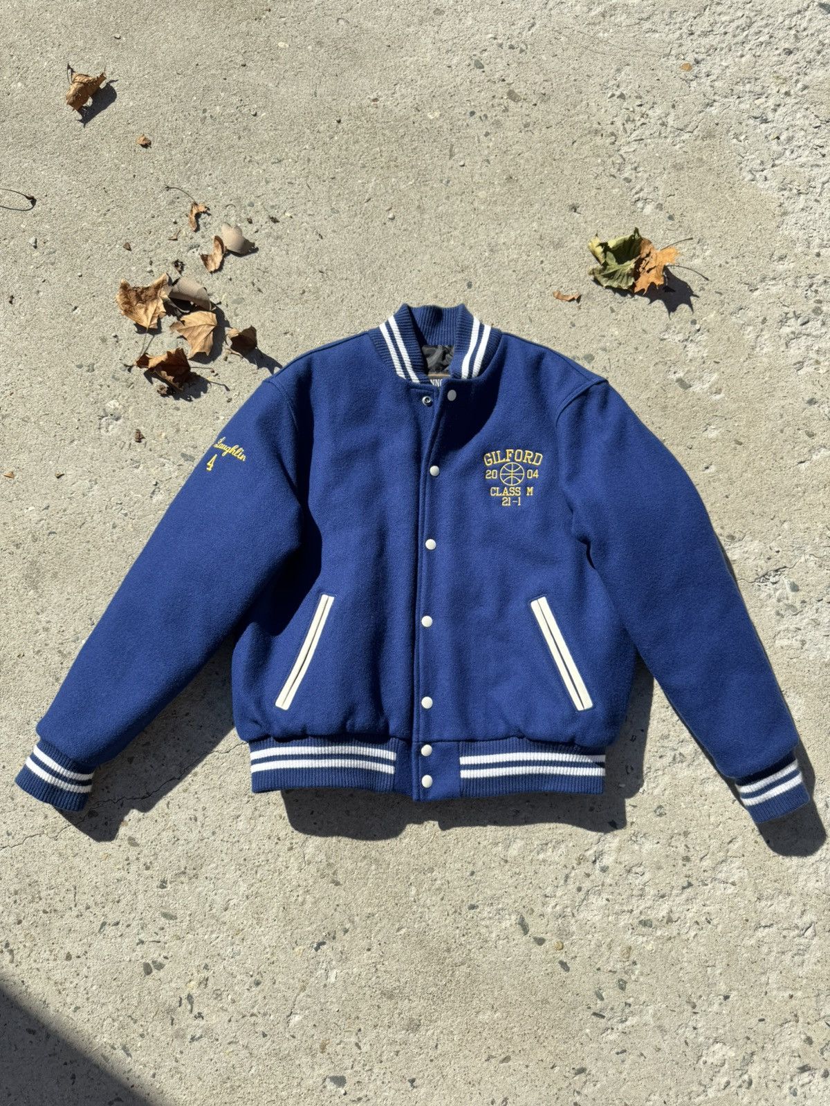 Vintage Vintage basketball varsity jacket Size US M / EU 48-50 / 2 - 1 Thumbnail