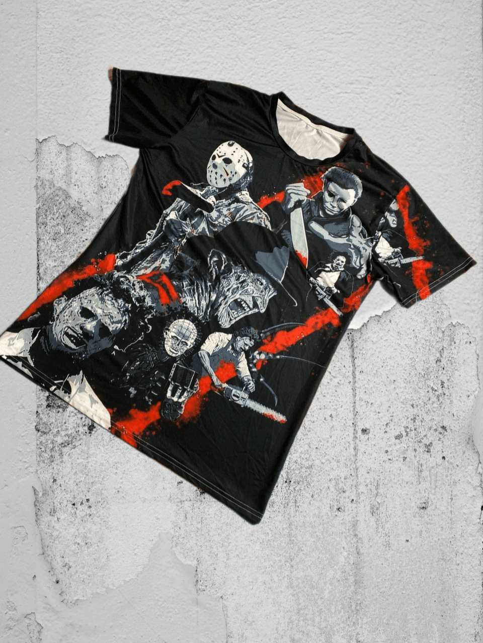 Affliction × Japanese Brand Y2K Affliction Style All Over Print T Shirt Tee Tapout Japan Size US M / EU 48-50 / 2 - 1 Thumbnail