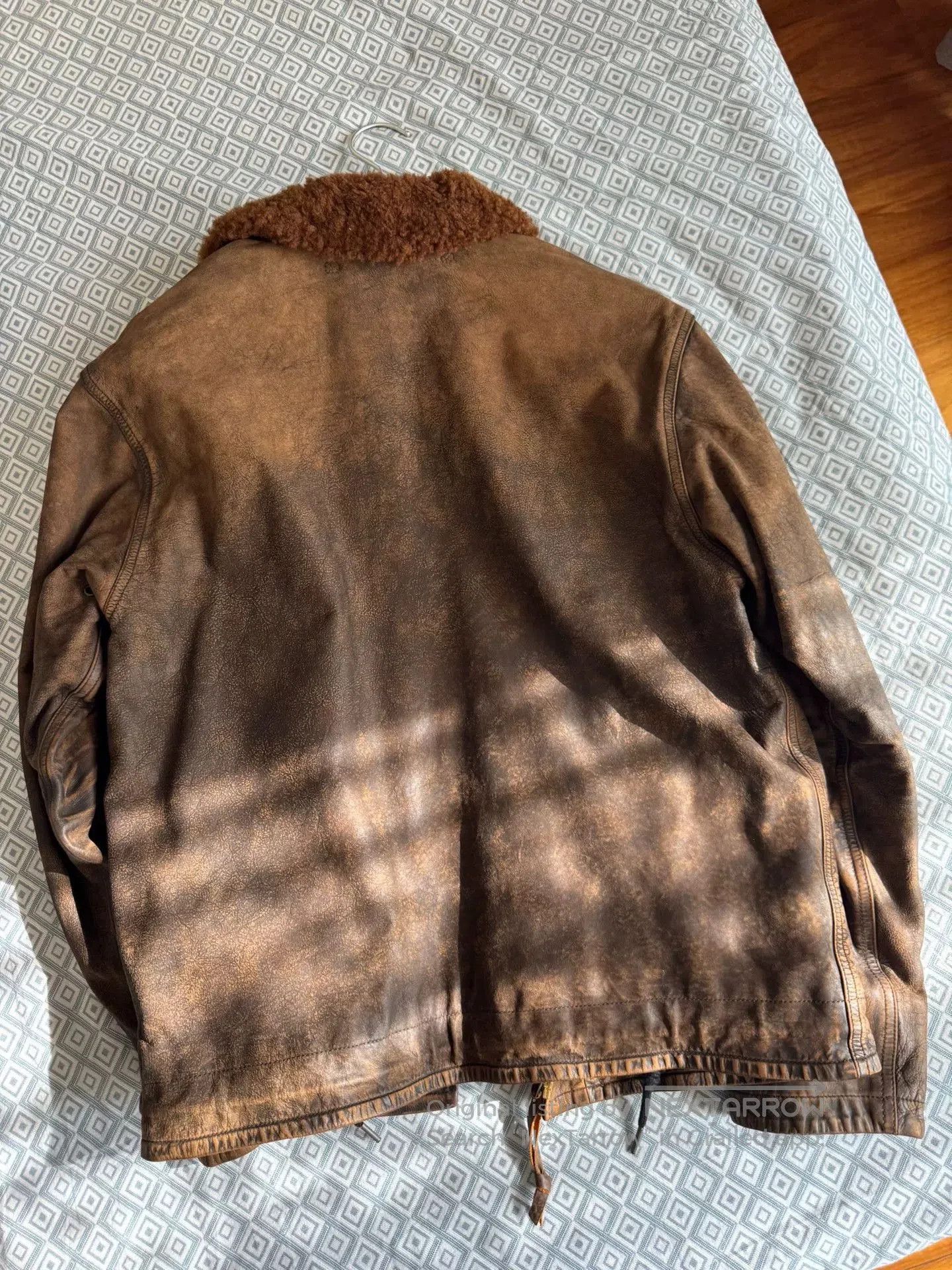 RRL Ralph Lauren RRL Short N1 Deck Distressed Leather Jacket. Size US M / EU 48-50 / 2 - 2 Thumbnail