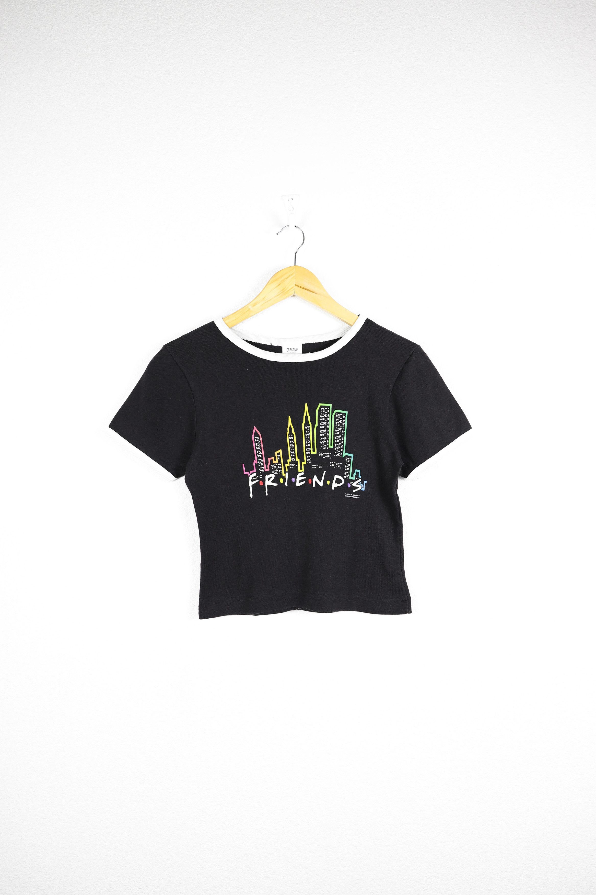 Vintage × Warner Bros Vintage 1995 Womens FRIENDS TV Series Graphic Tee Tshirt Size M / US 6-8 / IT 42-44 - 1 Thumbnail