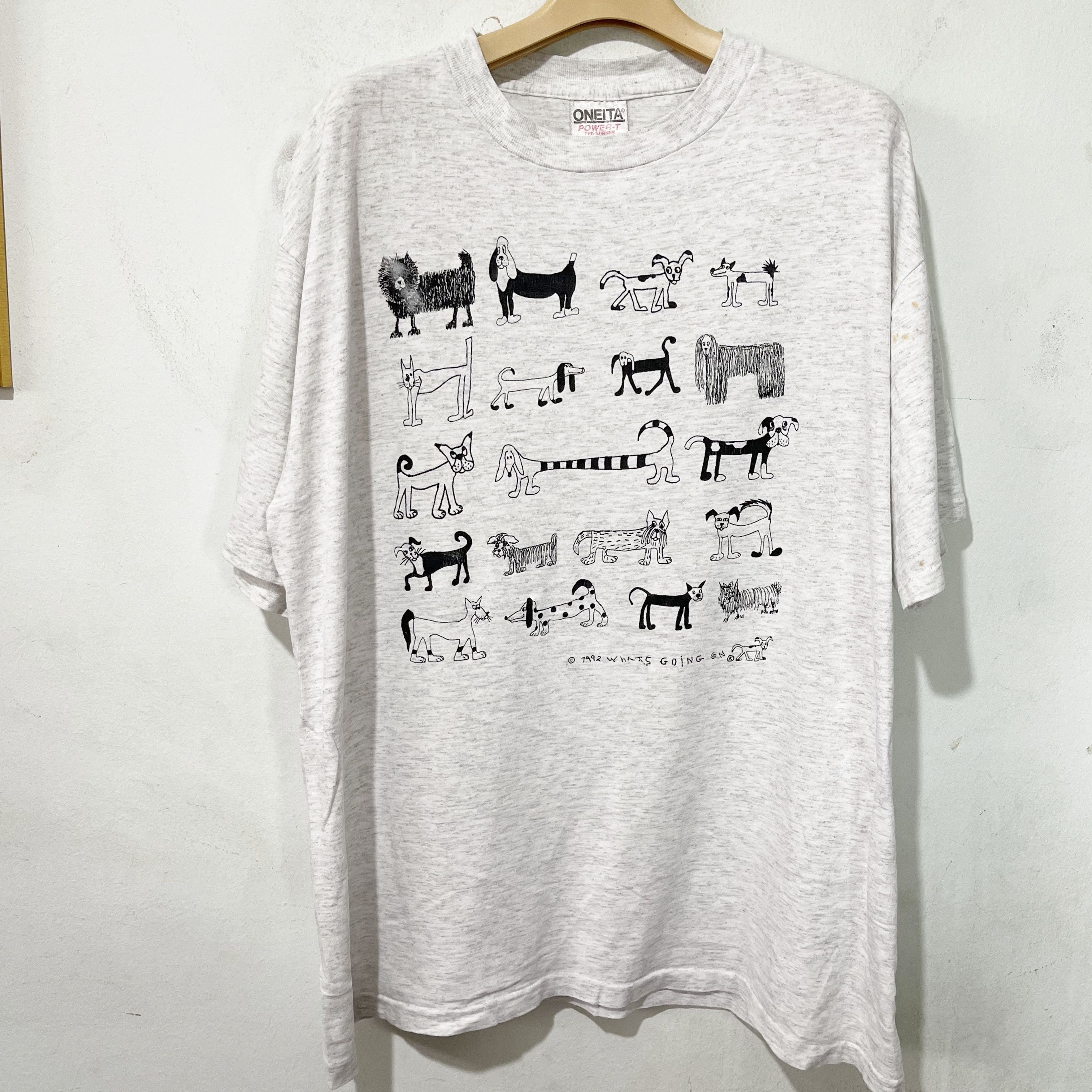 Vintage Vintage 90s Dog Shirt Size US L / EU 52-54 / 3 - 1 Thumbnail