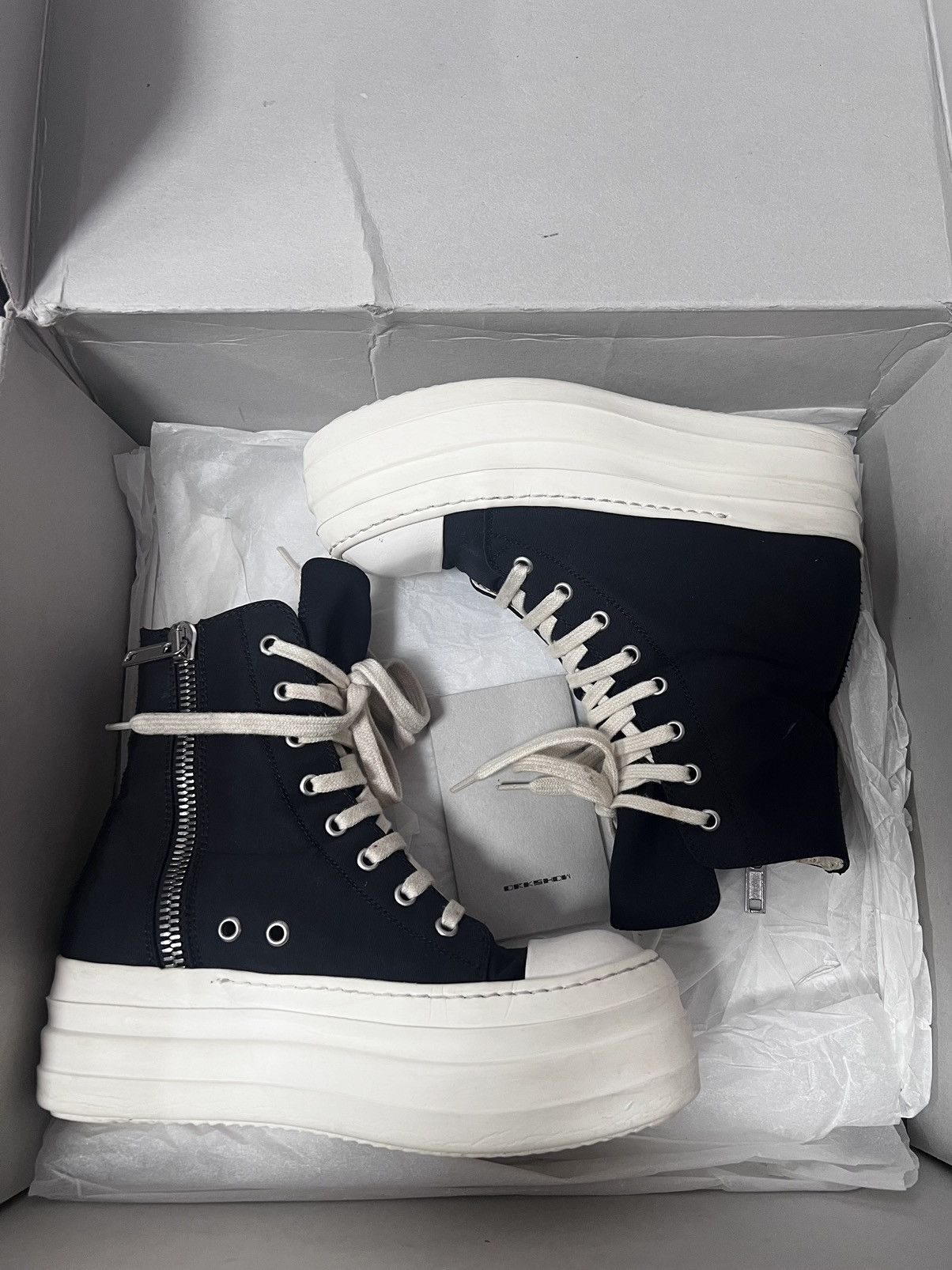 Rick Owens Drkshdw Rick owens drkshdw double bumper ramones Size US 6.5 / IT 36.5 - 11 Thumbnail