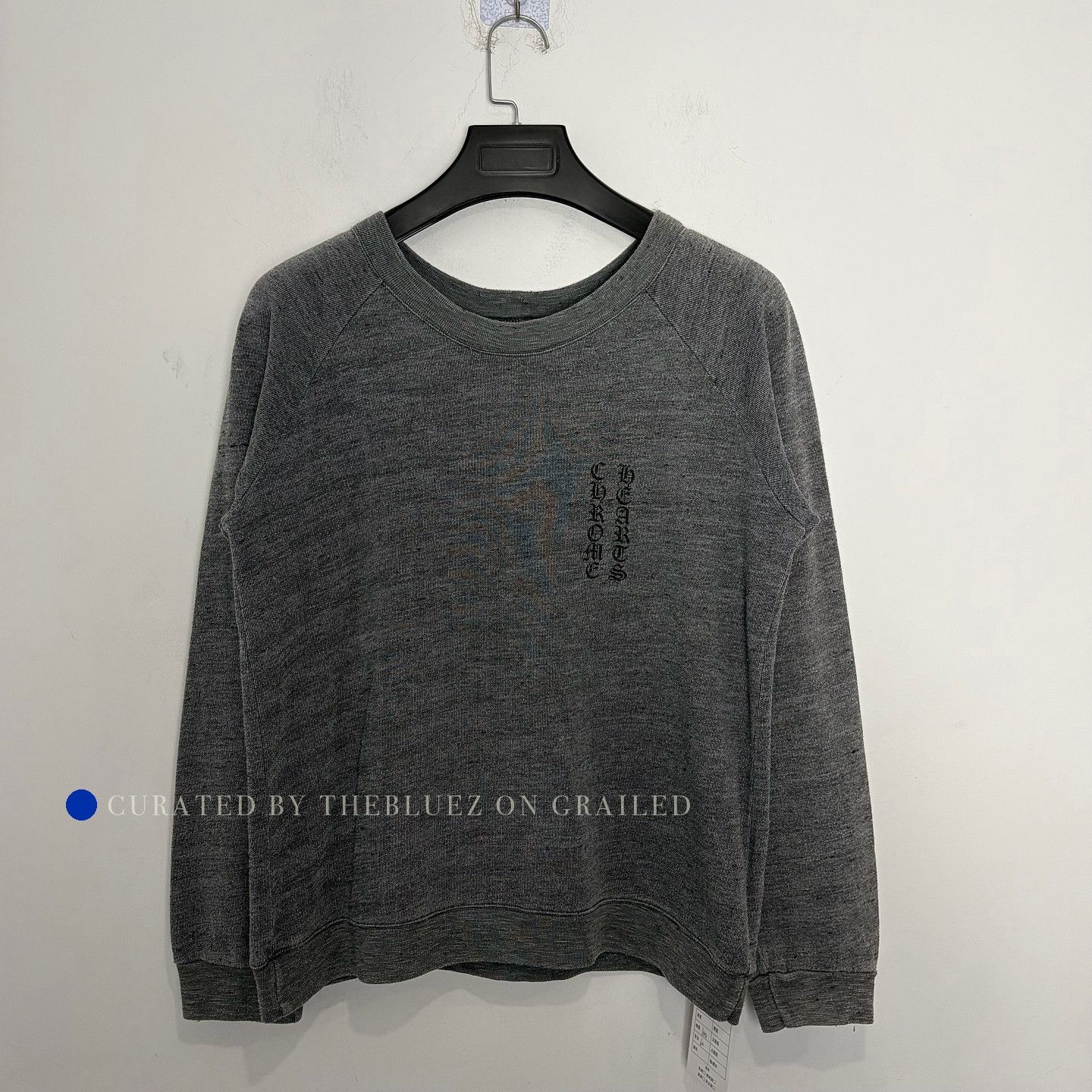 Chrome Hearts Chrome Hearts Gray Cross Long Sleeve Shirt-yf | Grailed