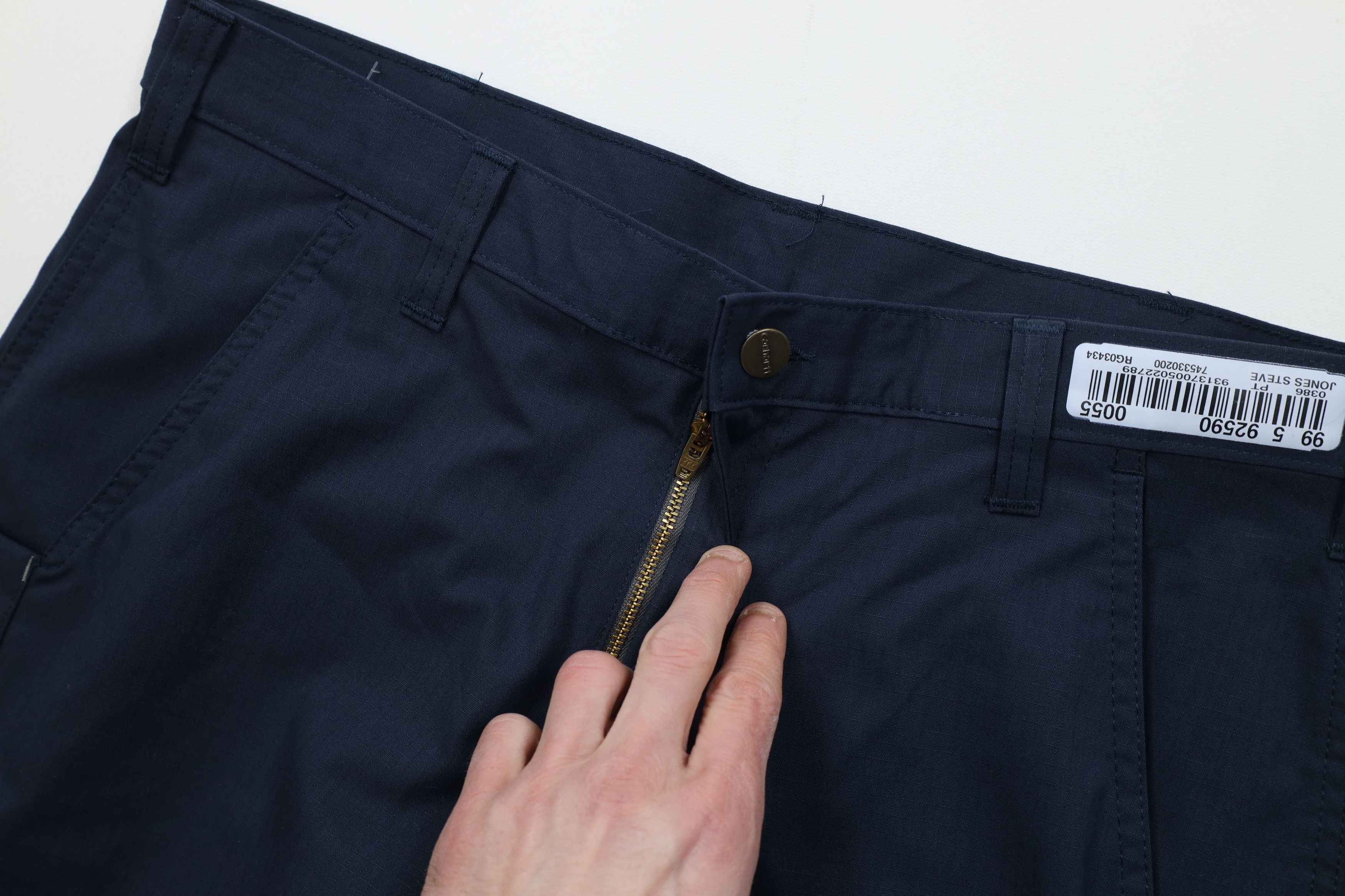 Carhartt Vintage Y2K Carhartt Fit Wide Leg Dungaree Pants Blue Size US 34 / EU 50 - 8 Thumbnail