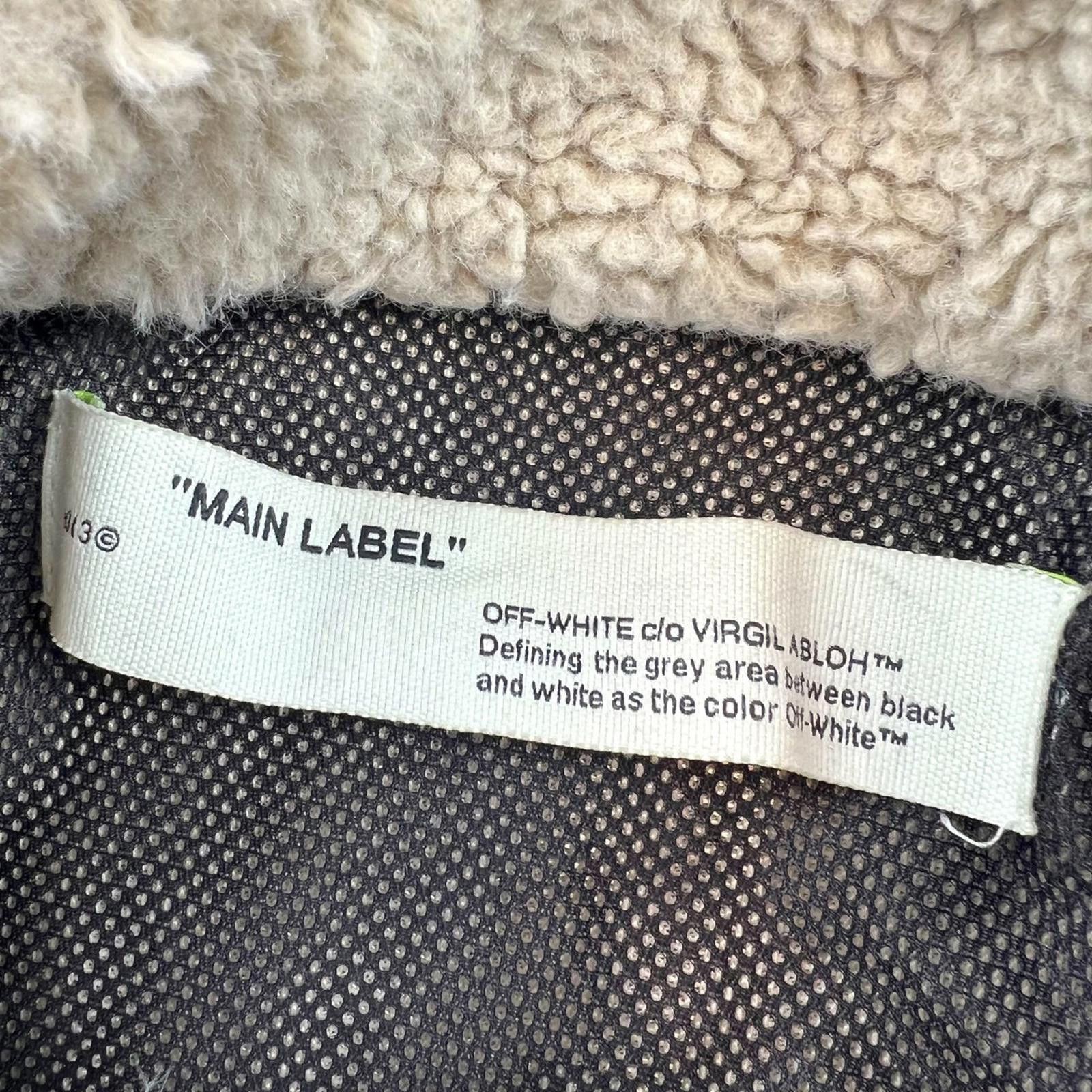 Off-White Off-White Beige Fleece Size US M / EU 48-50 / 2 - 4 Thumbnail
