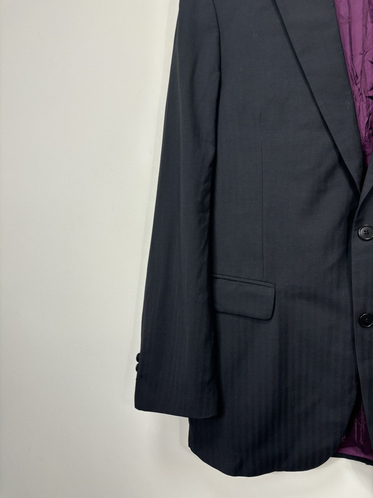 Kenzo Kenzo Homme 2-Button Formal Luxury Wool Blazer Jacket Size 46R - 7 Thumbnail