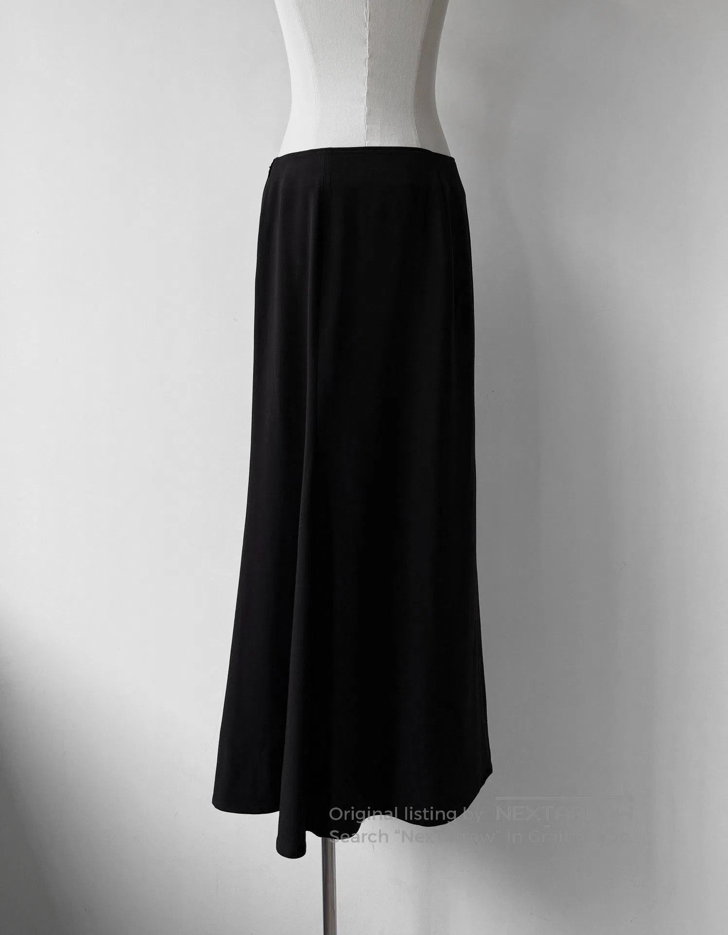 Yohji Yamamoto Yohji Yamamoto 24AW Swing Tail Maxi Skirt. Size 37" - 3 Thumbnail