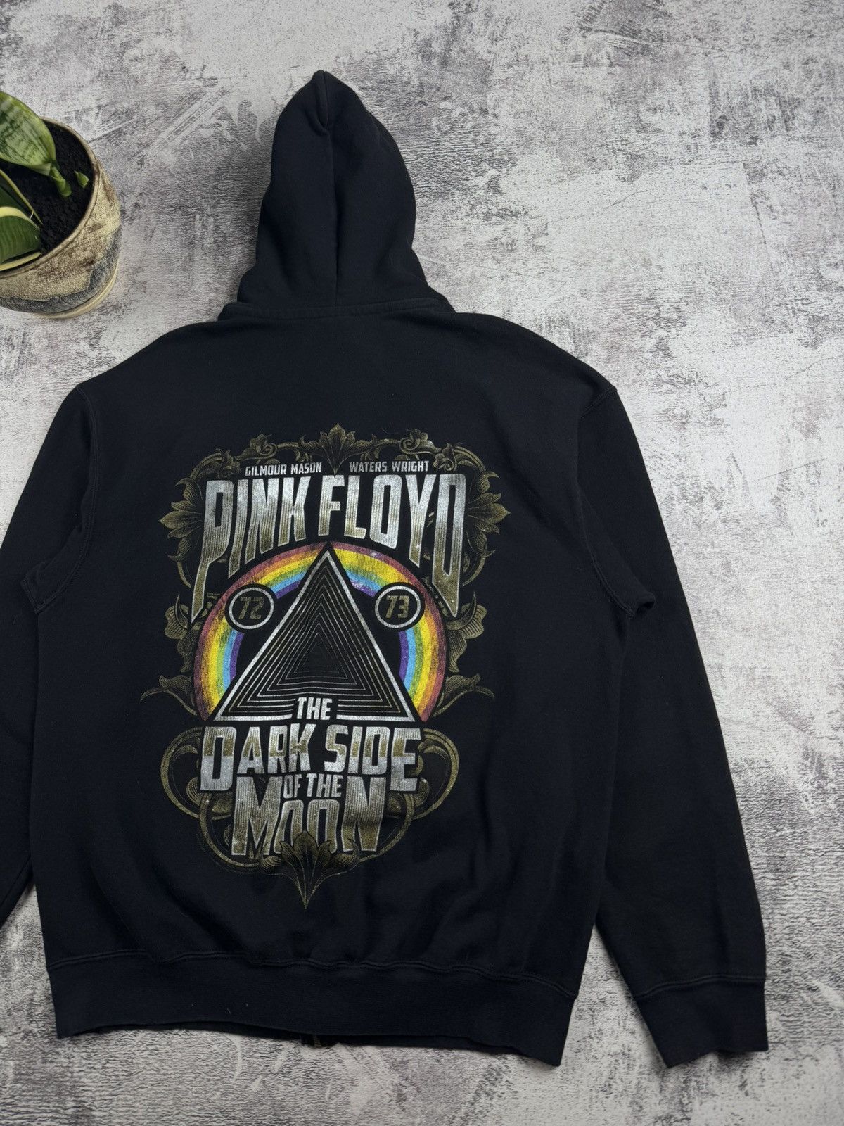 Band Tees Vintage Pink Floyd Dark Side of The Moon Large Rap Hip Hop Zip Hoodie Pullover Size US L / EU 52-54 / 3 - 4 Thumbnail