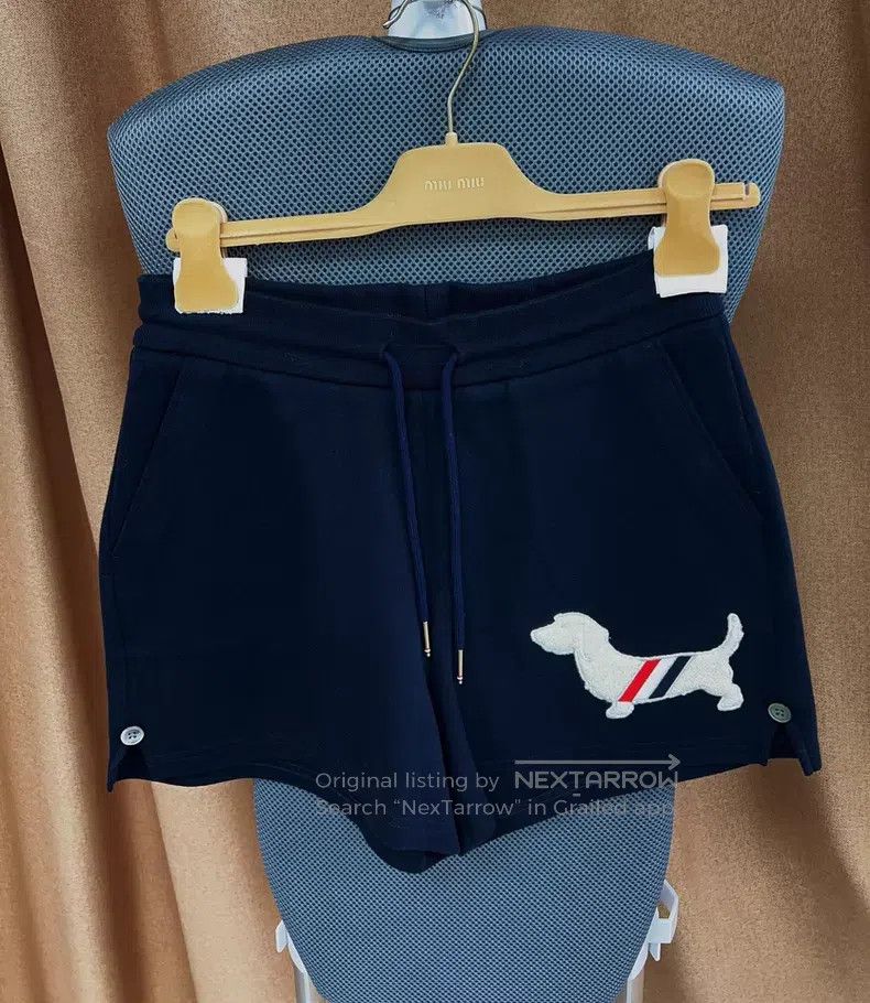 Thom Browne Thom Browne Embroidered Dog Print Casual Shorts Size 26" / US 2 / IT 38 - 1 Thumbnail