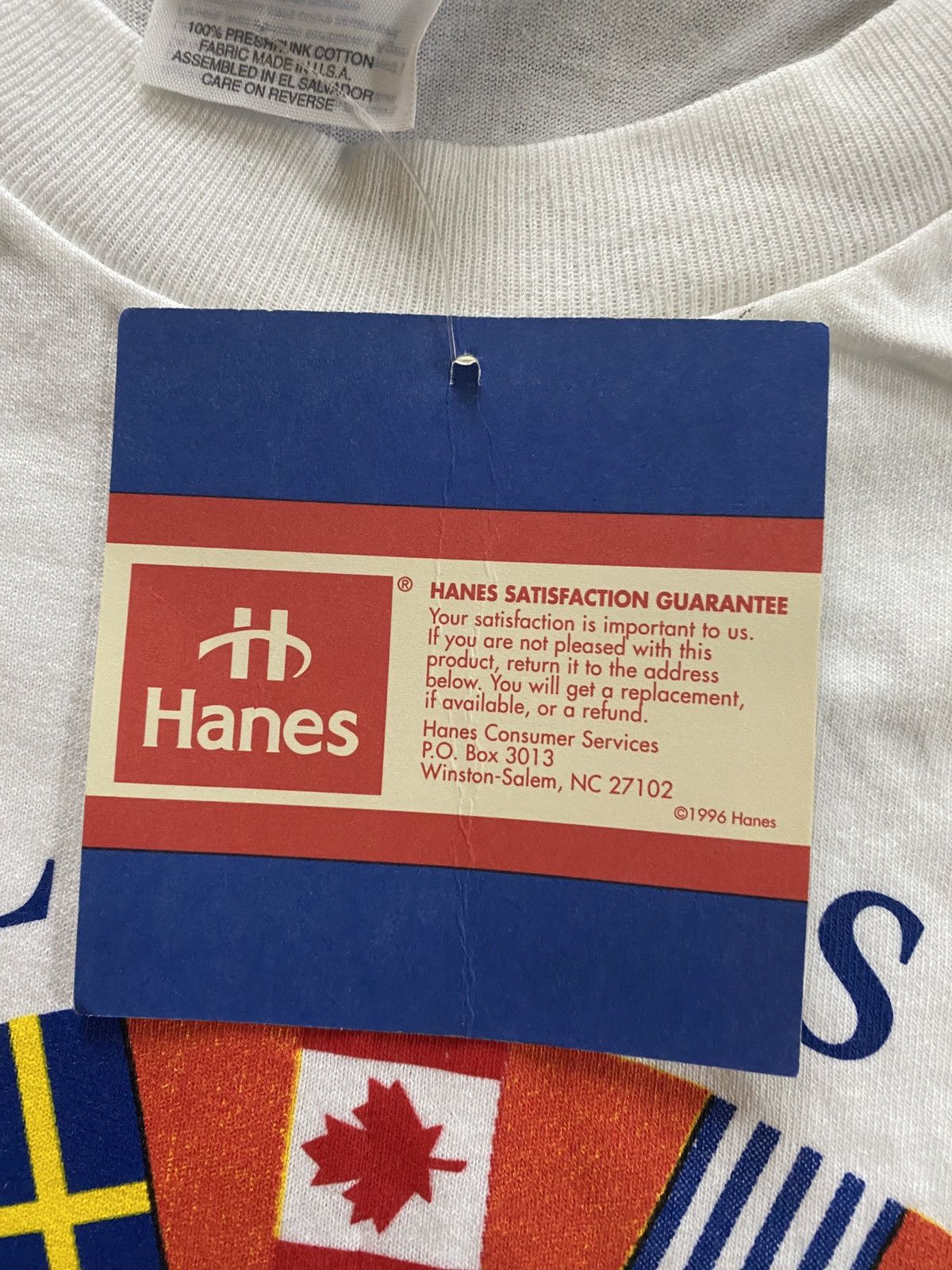 USA Olympics Vintage NWT 1996 Olympics Atlanta World Flags Tee New Size US XL / EU 56 / 4 - 11 Thumbnail