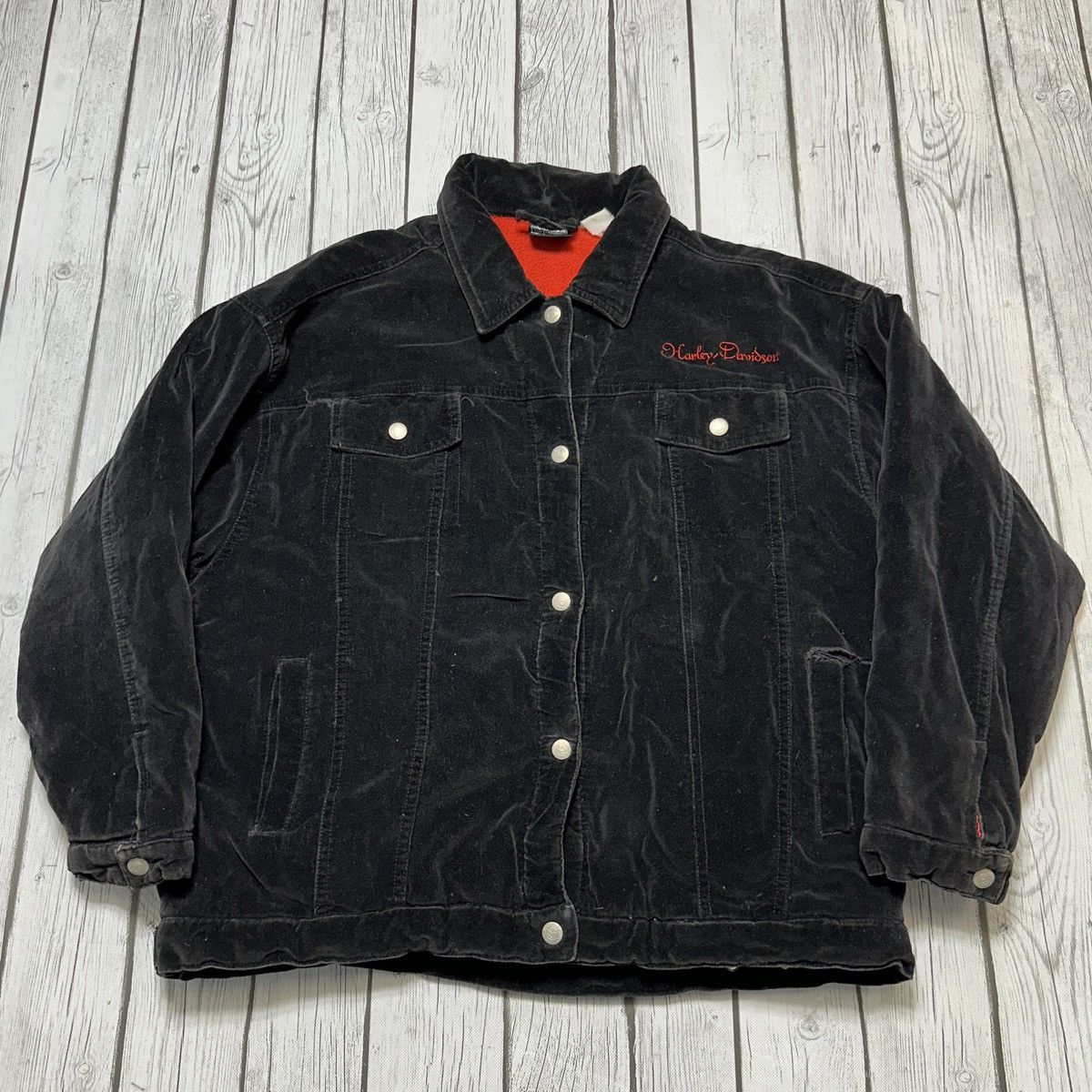 Harley Davidson × Vintage Vintage Harley Davidson jacket Size ONE SIZE - 2 Thumbnail