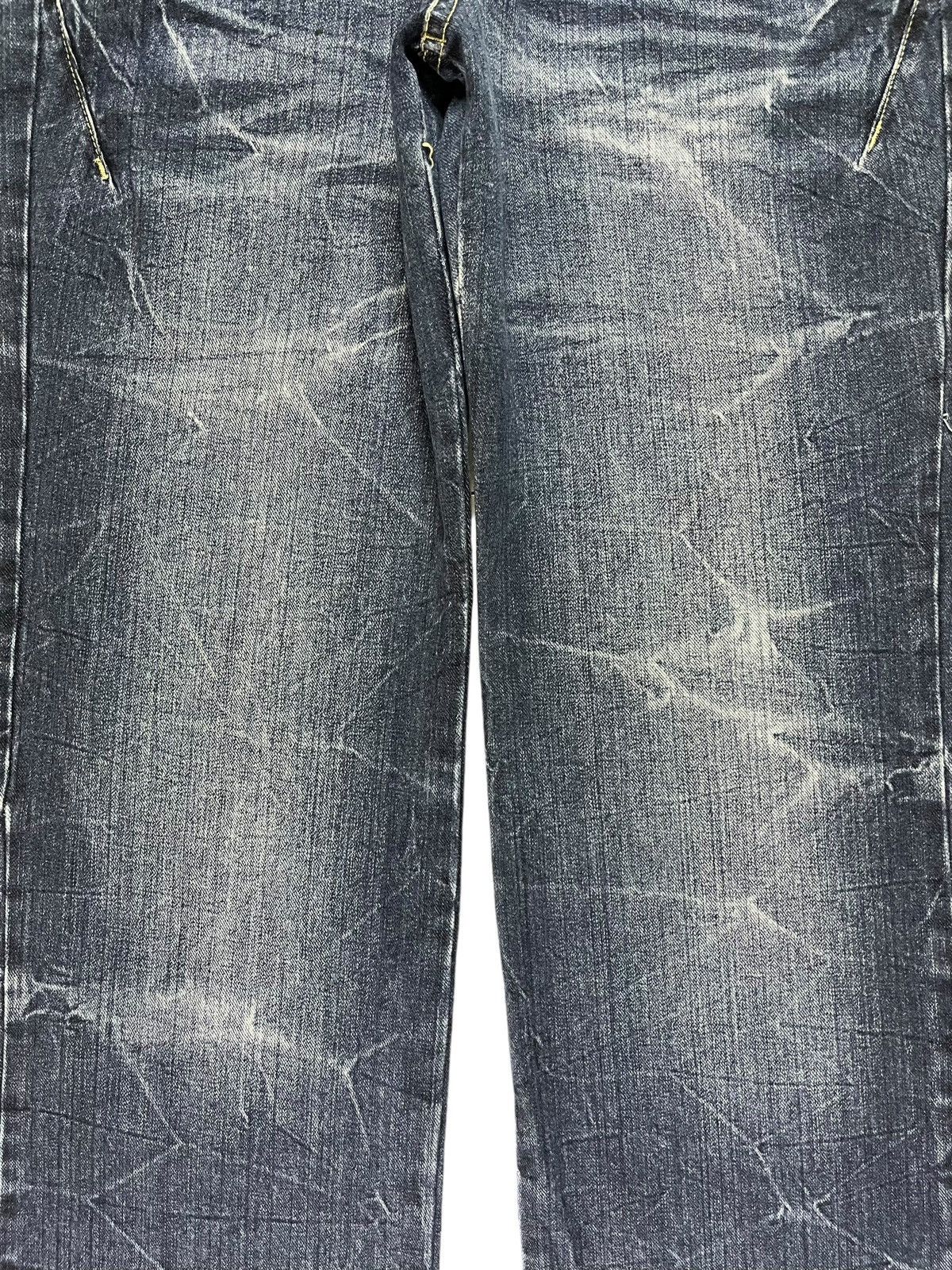 Japanese Brand Vintage Japanese Brand Double Waist Thunder Acid Wash Jeans Size US 32 / EU 48 - 5 Thumbnail