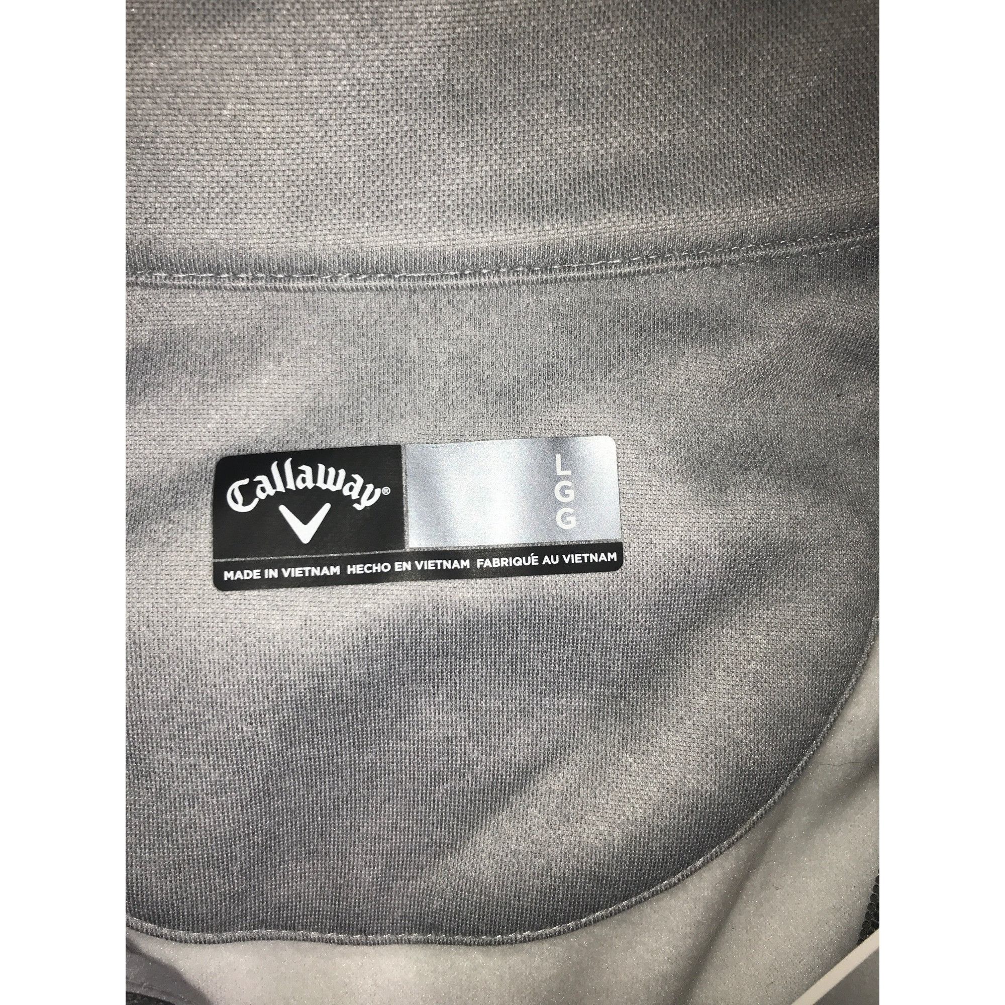 Callaway Mens Calloway Quarry Heather Gray Opti-Shield Quilted Jacket Size US L / EU 52-54 / 3 - 3 Thumbnail