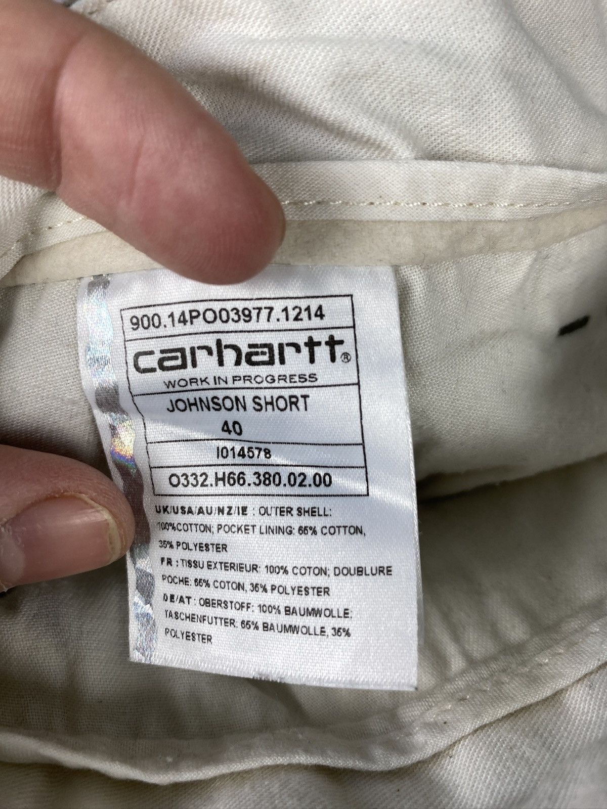 Carhartt Men’s Carhartt Johnson Short Cargo Streetwear Size 40 Size US 40 / EU 56 - 15 Thumbnail