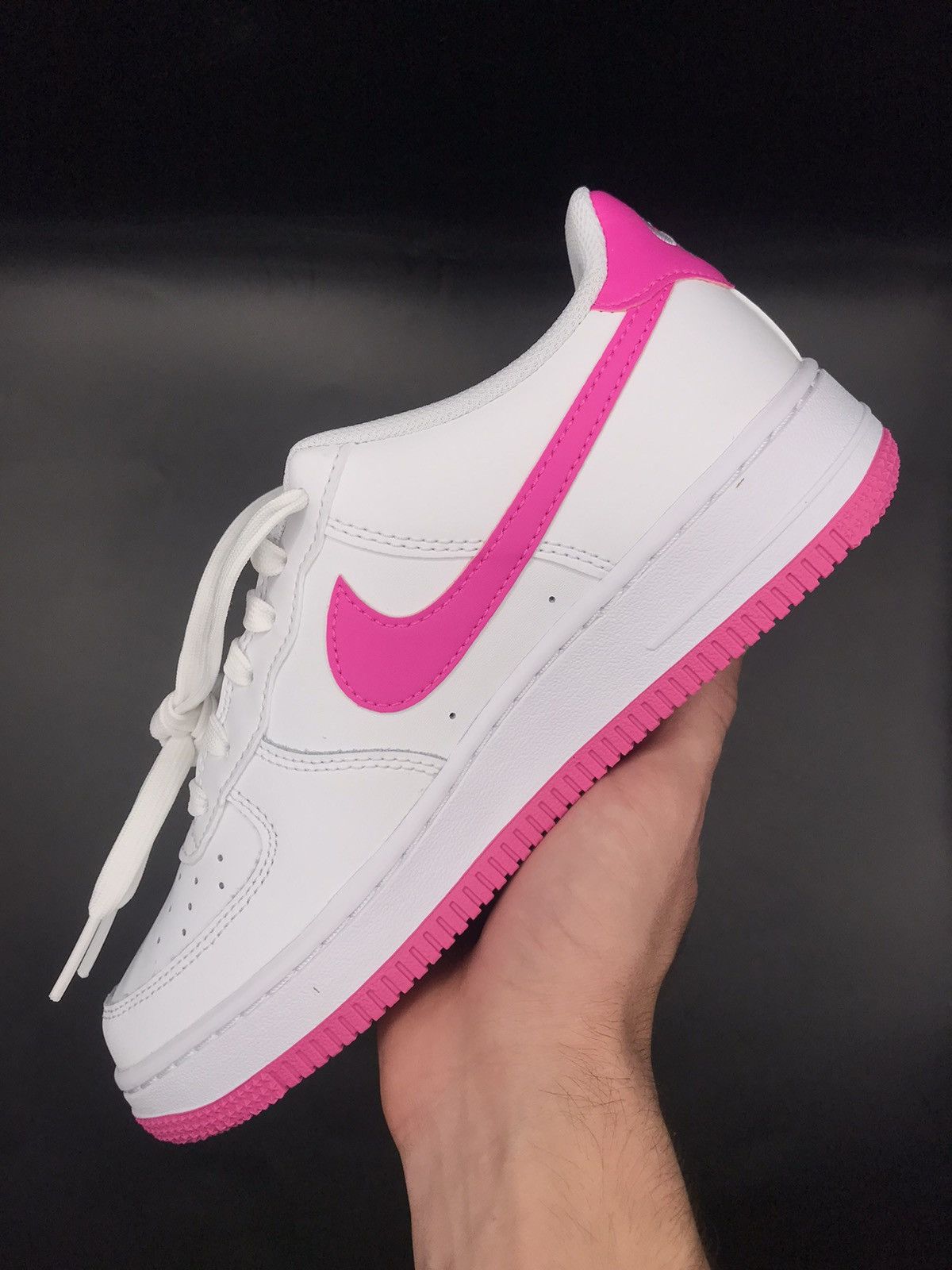 Nike Nike Air Force 1 “Pink&White” Size US 8 / IT 38 - 2 Thumbnail