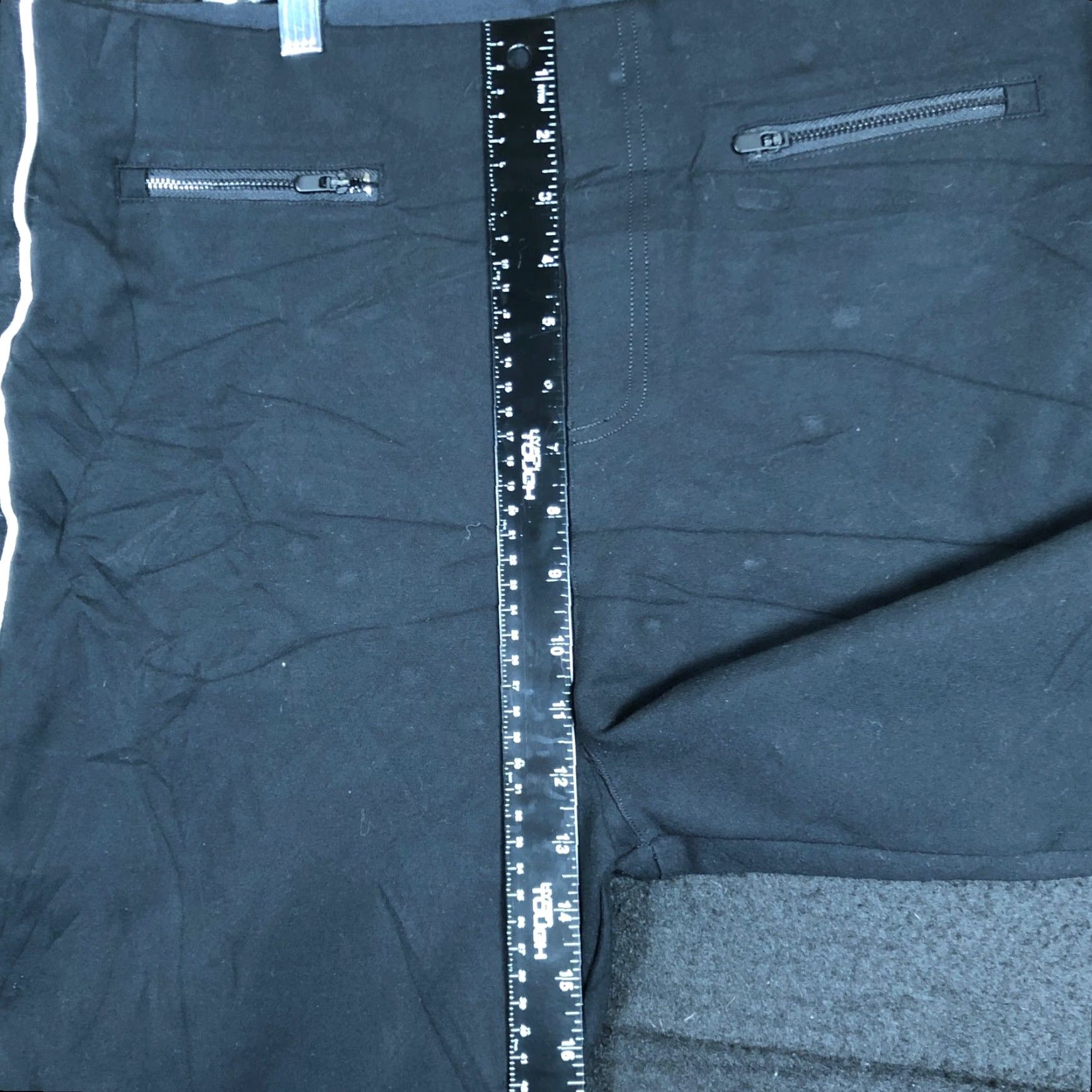 Spanx Spanx Pants Black WhiteStripe Pull On High Rise Skinny Stretch 2XL Size 24" / US 00 / IT 34 - 7 Thumbnail