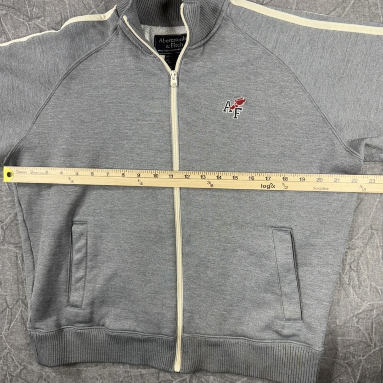 Abercrombie & Fitch Abercrombie Jacket Men's M Gray Vintage Track Y2K Size US M / EU 48-50 / 2 - 4 Thumbnail