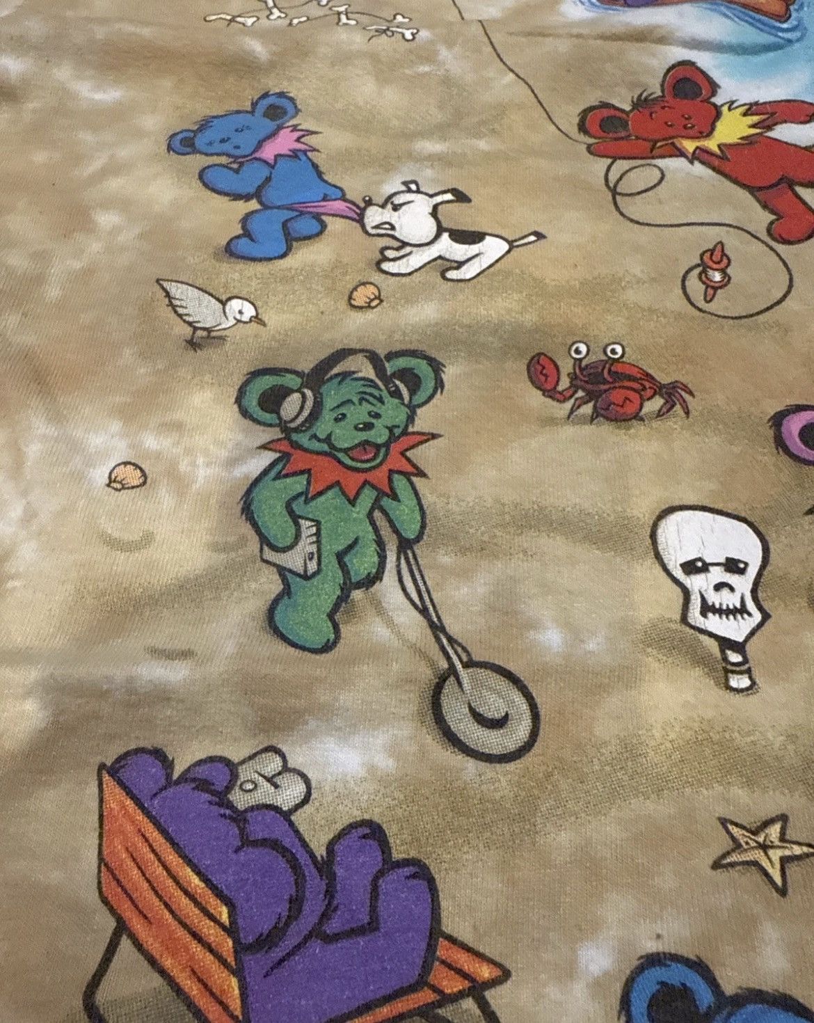 Grateful Dead × Liquid Blue Vintage Grateful Dead Beach Bears 1999 Shirt X-LARGE Size US XL / EU 56 / 4 - 6 Thumbnail