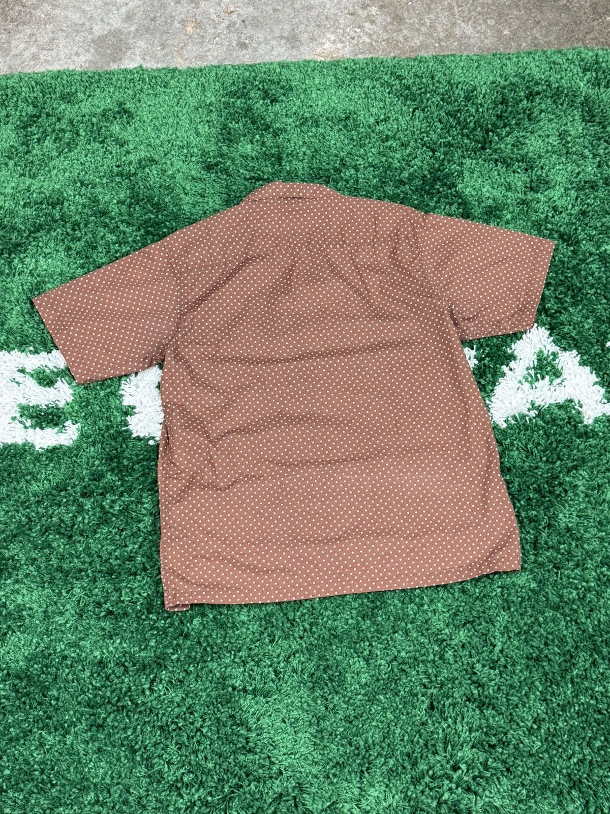 Supreme Supreme Polka Dot Short Sleeve Brown Print Shirt Medium SS17 Size US M / EU 48-50 / 2 - 5 Thumbnail