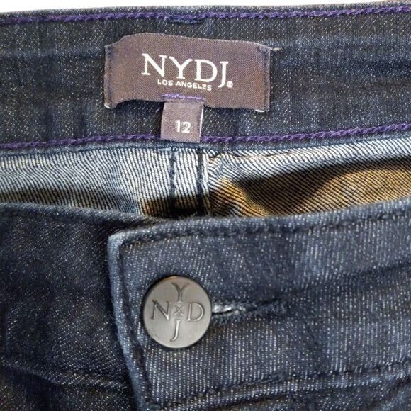 NYDJ NYDJ Size 12 Jeans Womens Sheri Slim Lift Tuck Technology Bl Size 34" / US 12 / IT 48 - 4 Thumbnail