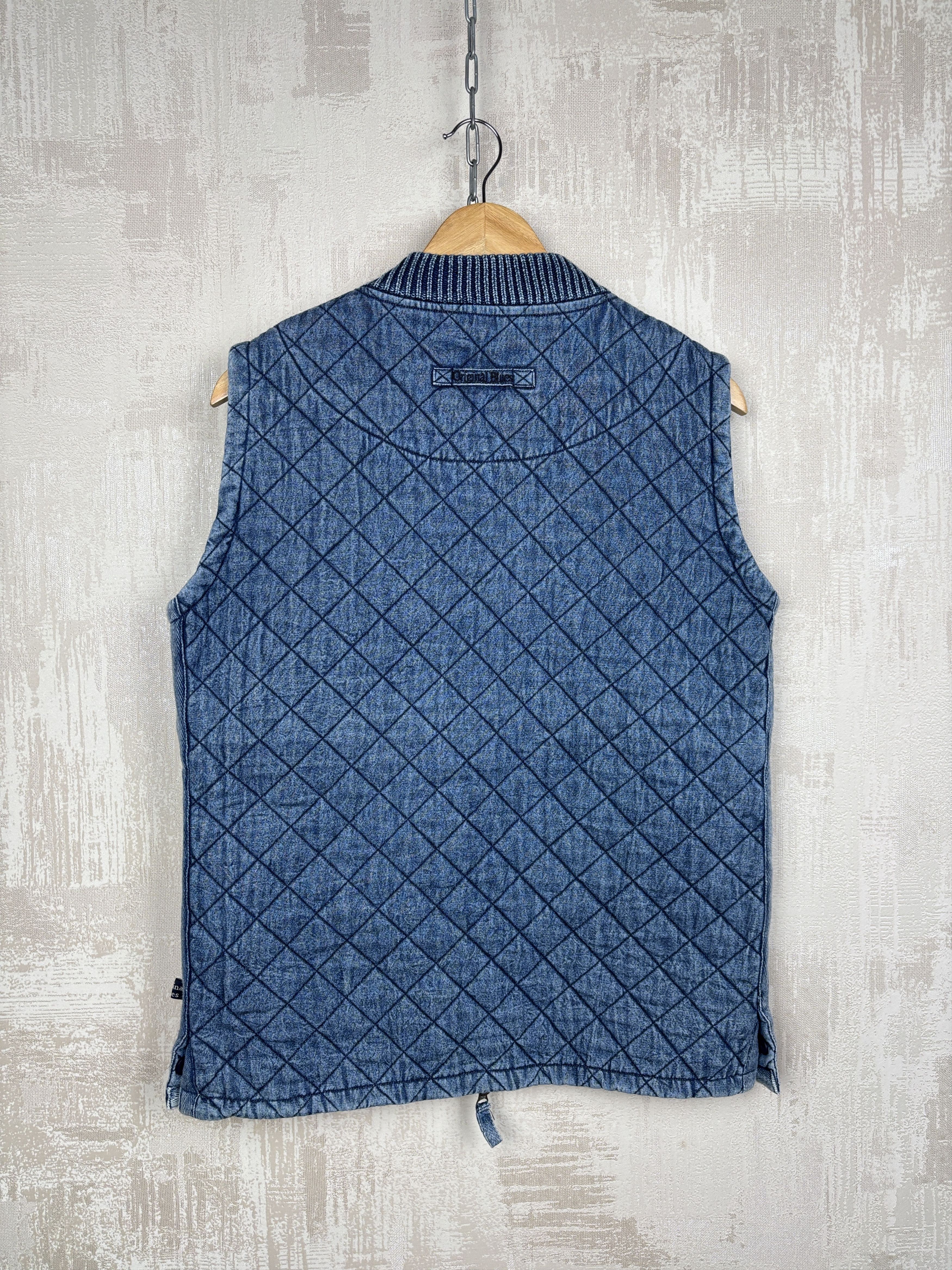 Other UK Original Blues Quilted Denim Vest Size US M / EU 48-50 / 2 - 17 Thumbnail