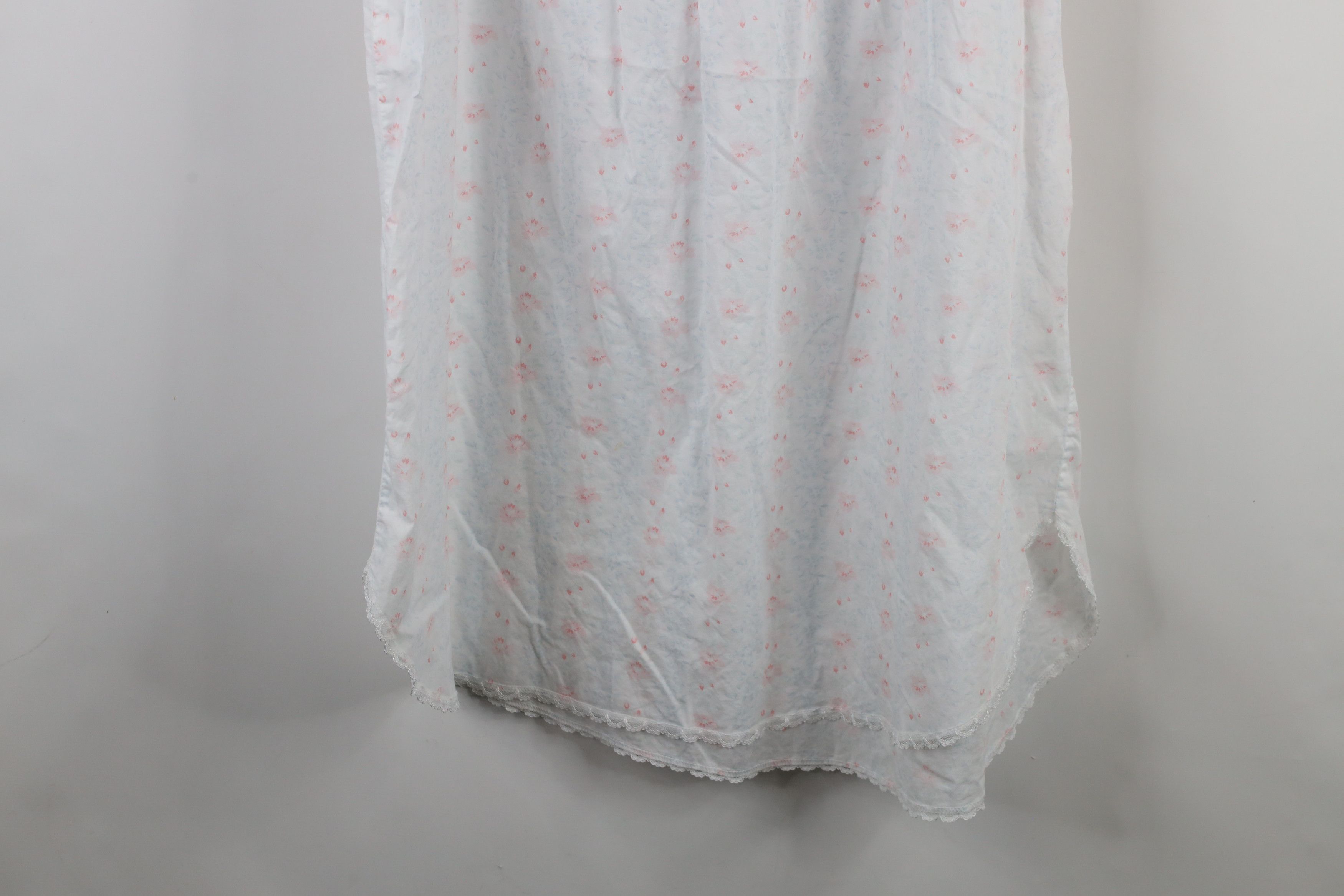 Vintage Vintage 90s Miss Elaine Lace Knit Sleeveless Night Gown Size M / US 6-8 / IT 42-44 - 14 Thumbnail