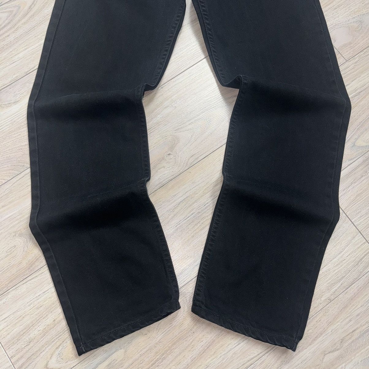 Levi's Crazy Vintage Y2K Levi’s 521 XX Black Wash Denim Jeans Size US 30 / EU 46 - 5 Thumbnail