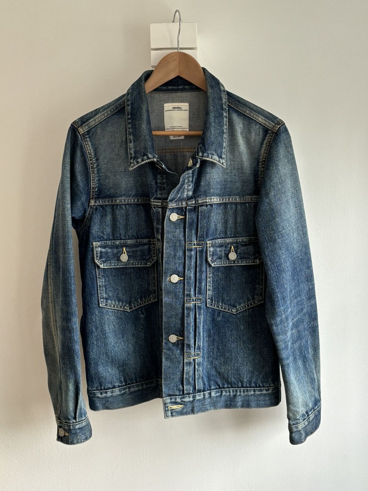 image of Visvim 101 Denim Jacket, Men's (Size Medium)