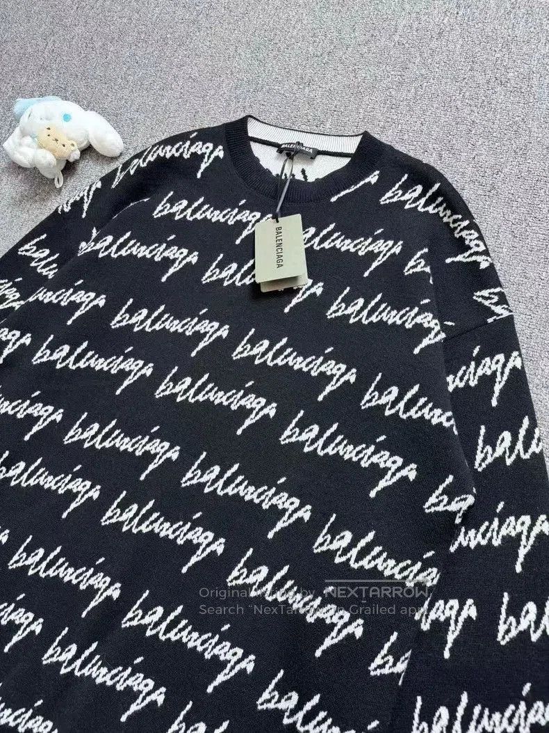 Balenciaga Balenciaga Logo Knit Sweater S. Size US S / EU 44-46 / 1 - 3 Thumbnail