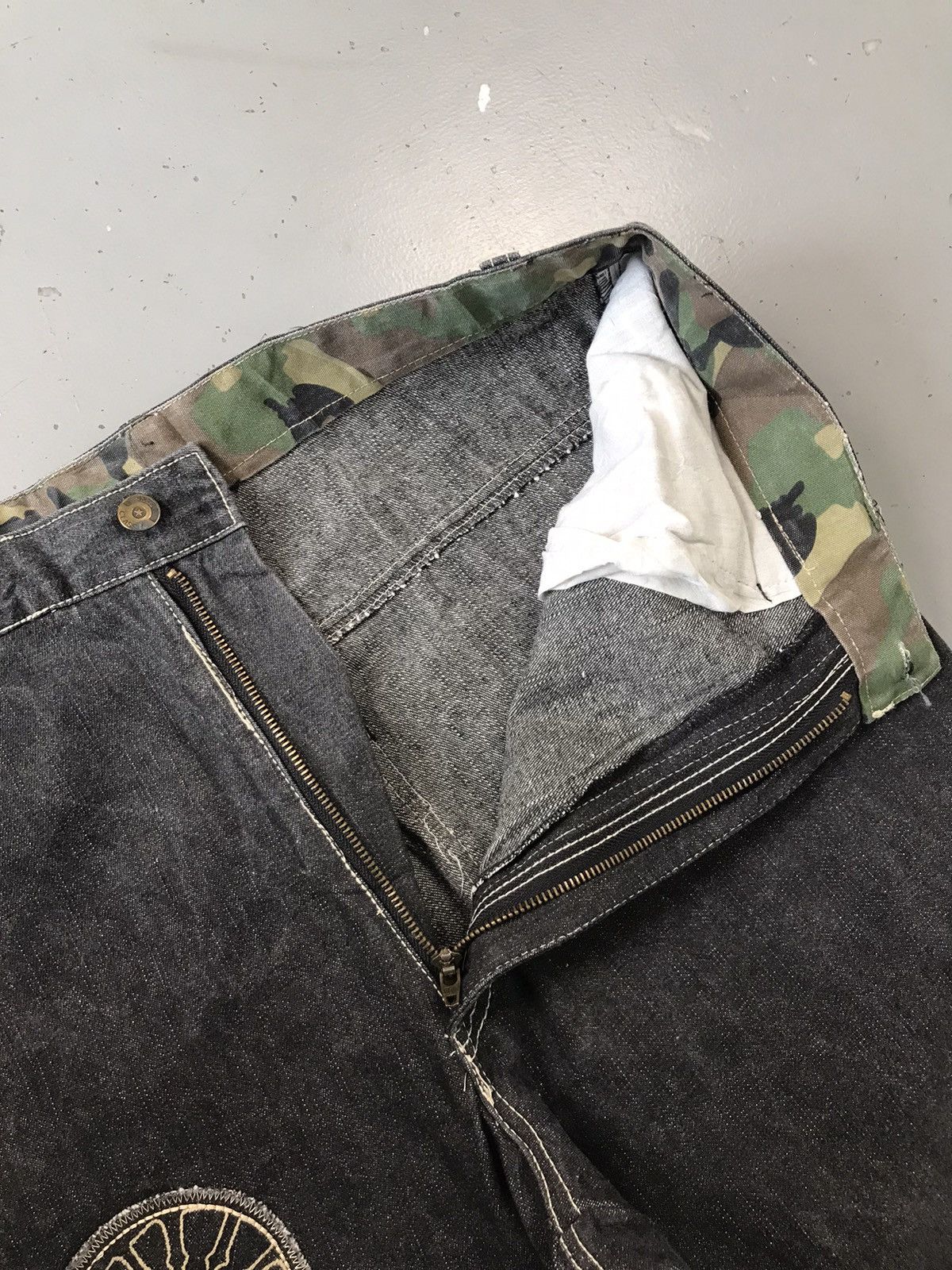 Vintage Vintage Y2K shoe patchwork baggy denim Size US 40 / EU 56 - 8 Thumbnail