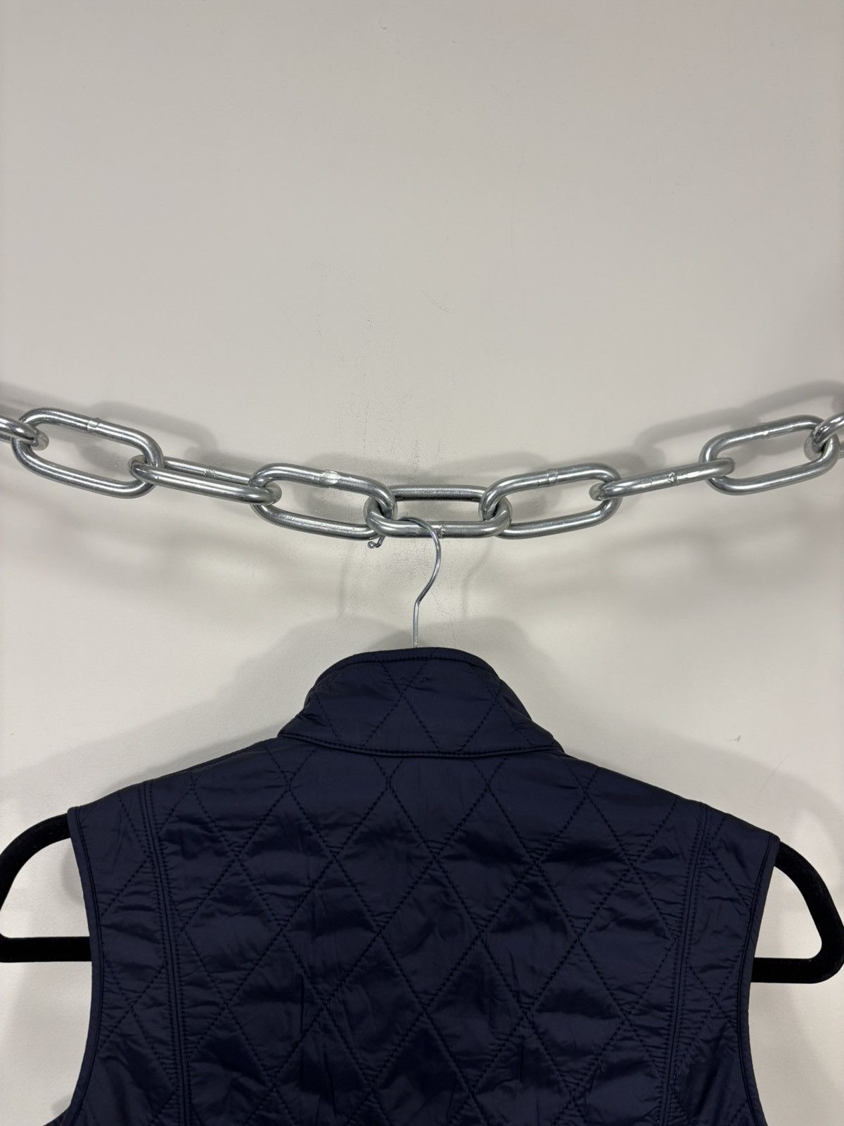 Barbour Barbour Wray Gilet Women’s Navy Blue Diamond Quilted Vest Size S / US 4 / IT 40 - 18 Thumbnail