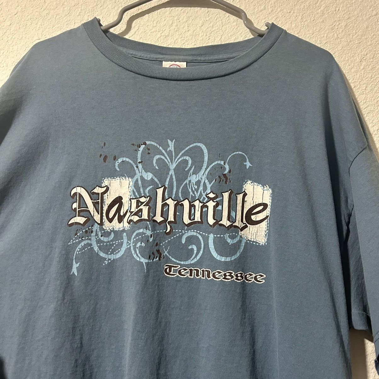 Delta × Vintage Rare Y2K Nashville Tennessee Delta Pro Weight T-Shirt XL Size US XL / EU 56 / 4 - 2 Thumbnail