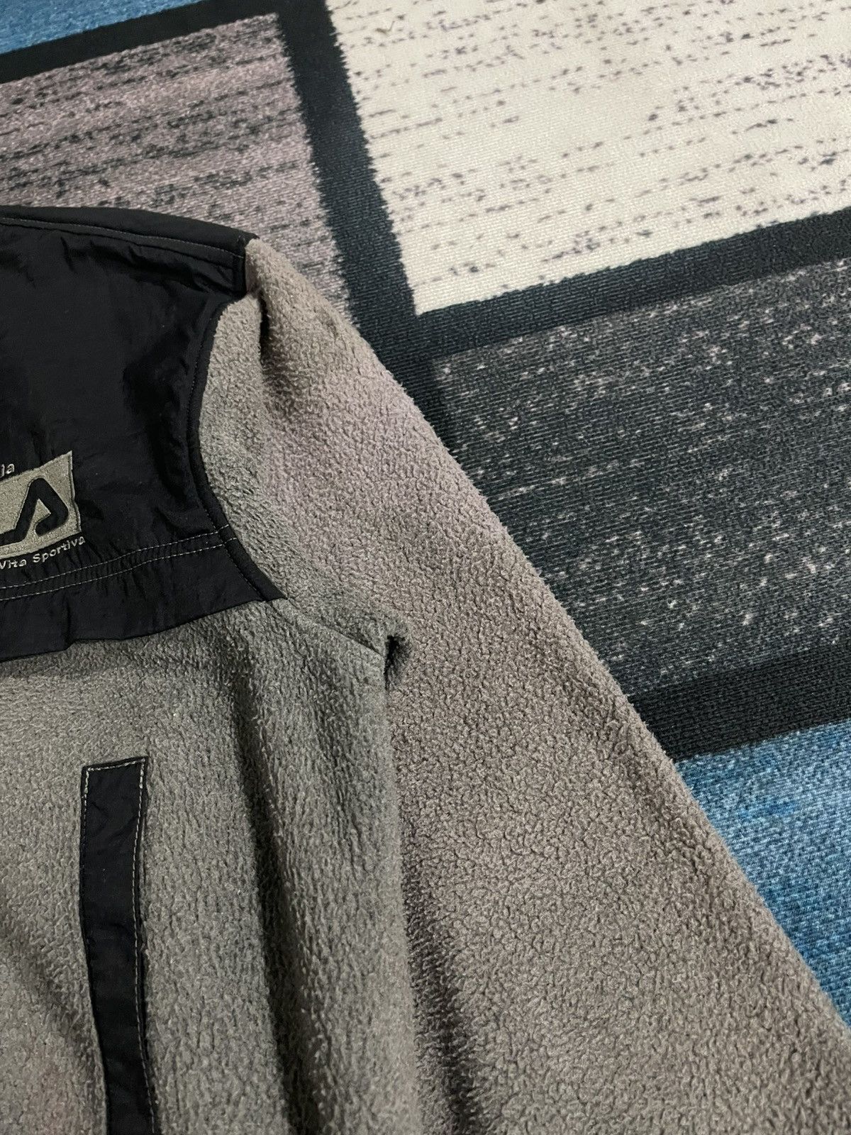 Fila × Vintage Vintage Fila Biella Italia Big Logo fleece Jacket Size US L / EU 52-54 / 3 - 10 Thumbnail