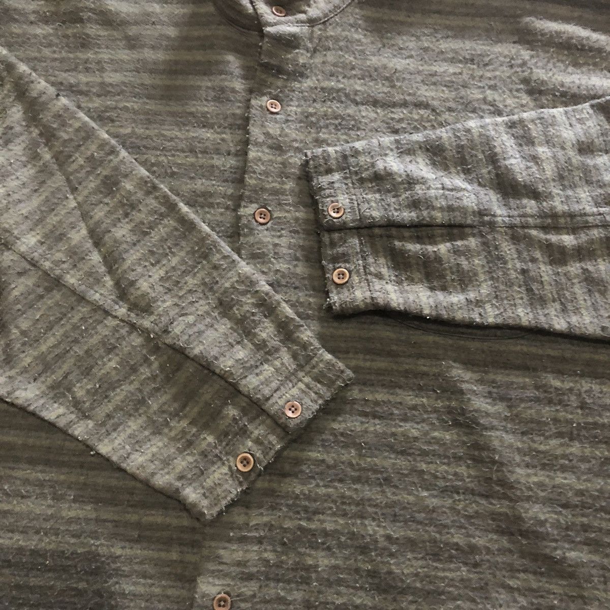 Nike × Nike ACG Nike ACG Stripe Button Wool Shirt Size US L / EU 52-54 / 3 - 4 Thumbnail