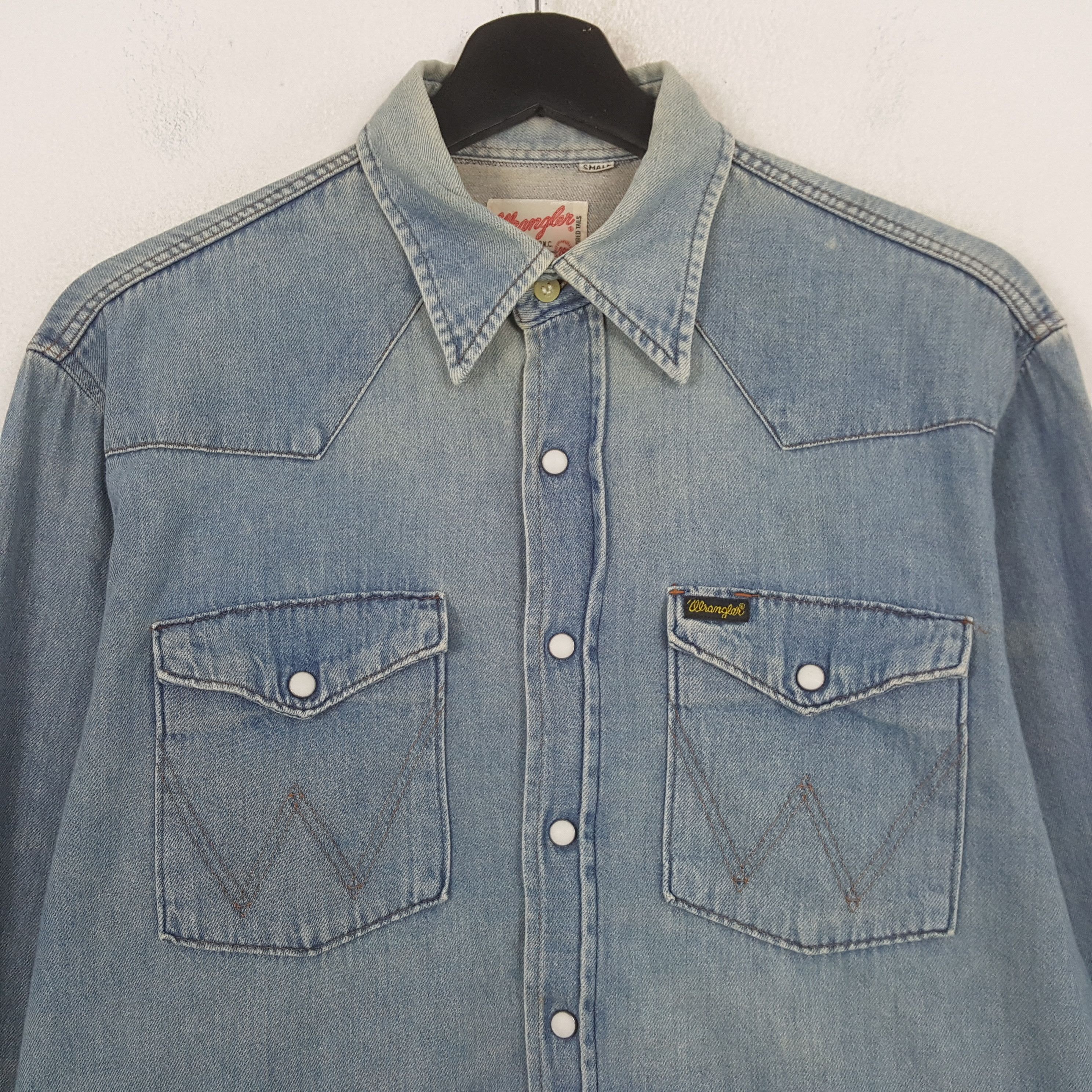 Wrangler Wrangler Double Pocket Design Shirt C299N54 Size US M / EU 48-50 / 2 - 2 Thumbnail