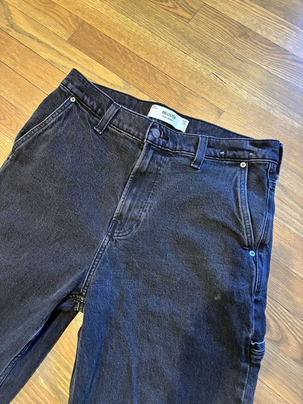 Supreme Hollister Super Baggy Carpenter Jeans Size US 33 - 2 Thumbnail