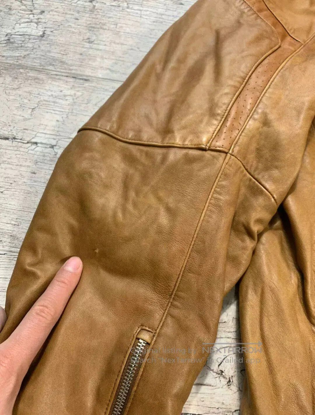 RRL Ralph Lauren RLX Alpha McCoy Leather Flight Jacket. Size US XL / EU 56 / 4 - 8 Thumbnail