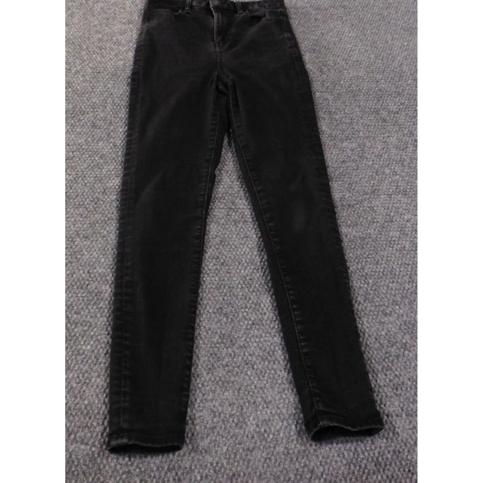 American Eagle Outfitters American Eagle Outfitters Jeans Womens Regular Size 2 Black Jegging Denim Retro Rise Mid Distressed Stretch Zip Pocket Size 26" / US 2 / IT 38 - 2 Thumbnail