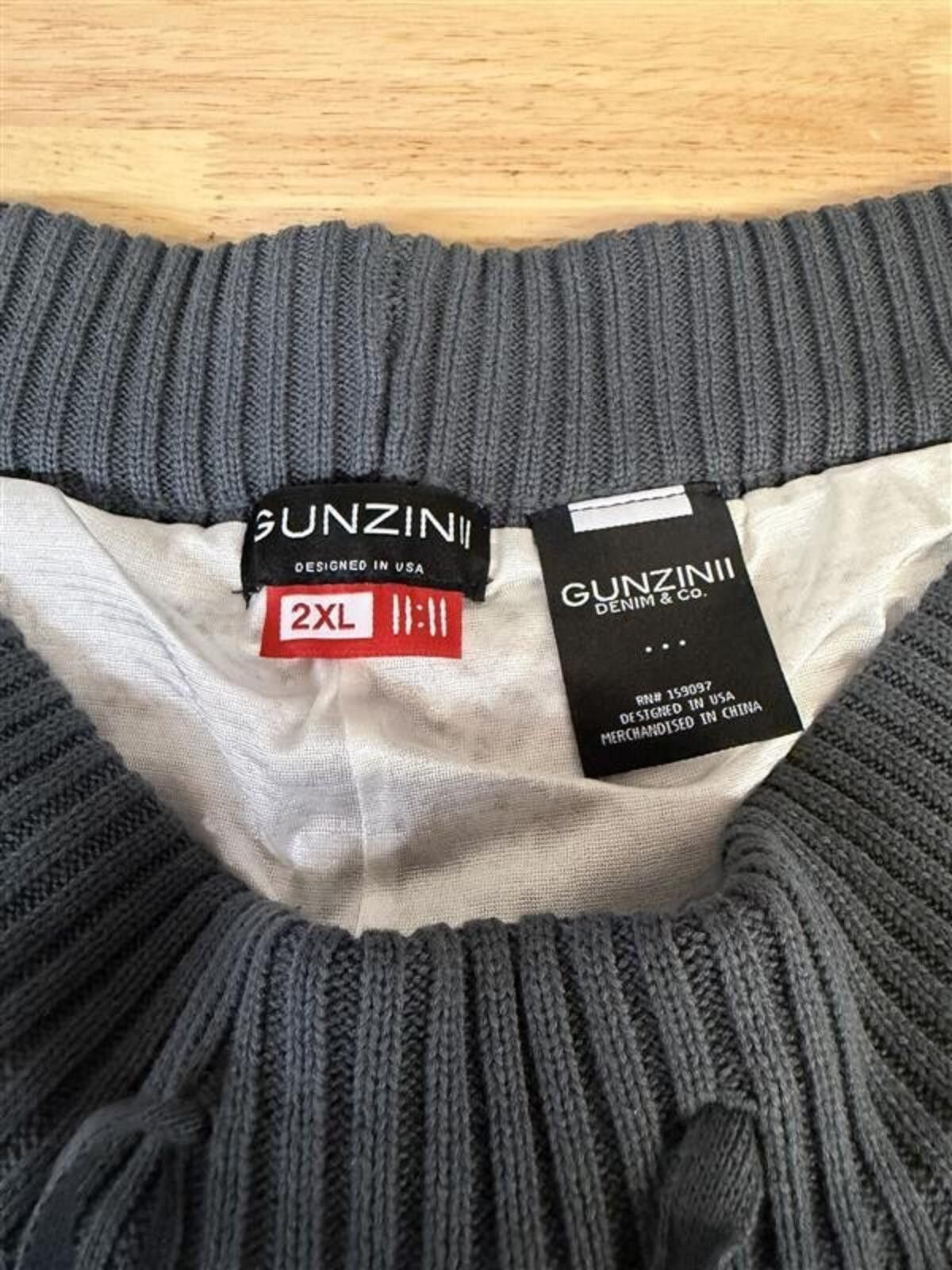 Other 2020s Gunzinii Denim Co Knit Shorts Graphic 2XL NWT Luxury Size US 40 / EU 56 - 5 Thumbnail