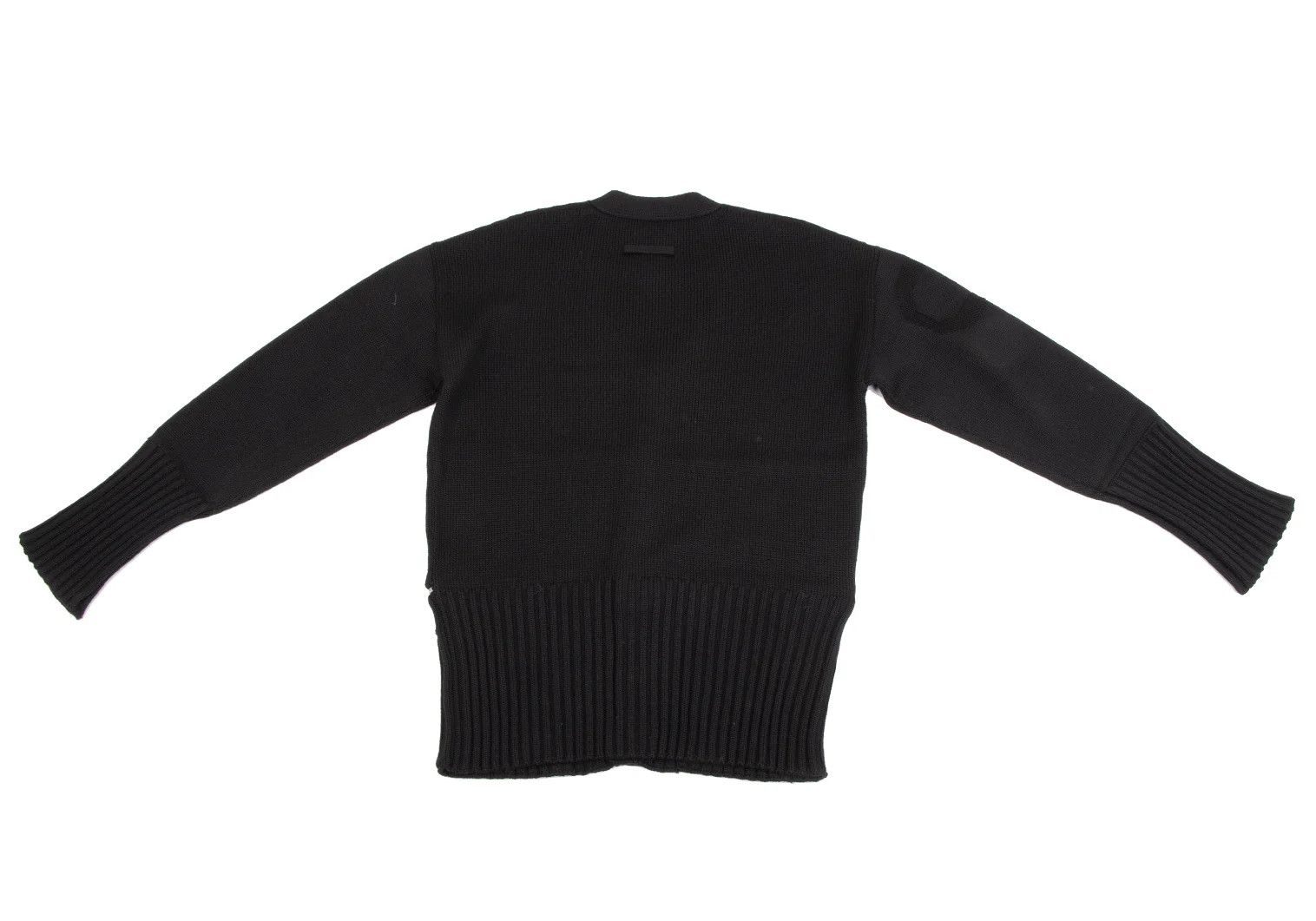 Jean Paul Gaultier Wool Zip Design Cardigan in Black, Size M Size US M / EU 48-50 / 2 - 12 Thumbnail