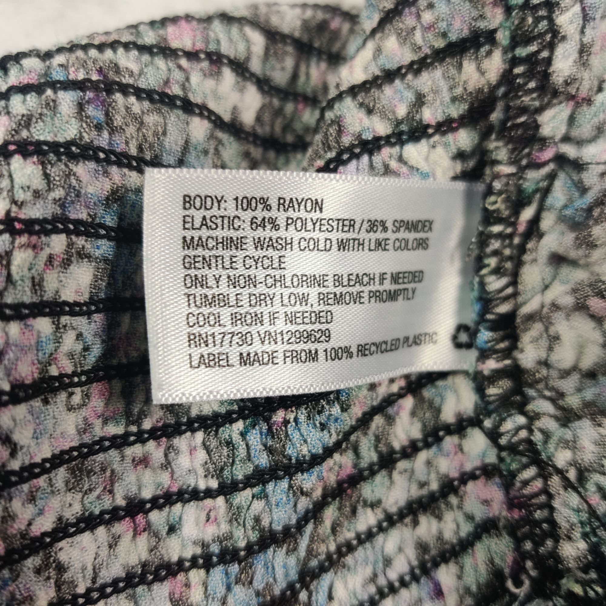 Other Wild Fable Floral Crop Top M Multi Cinched Smocked Coquette Size M / US 6-8 / IT 42-44 - 5 Thumbnail