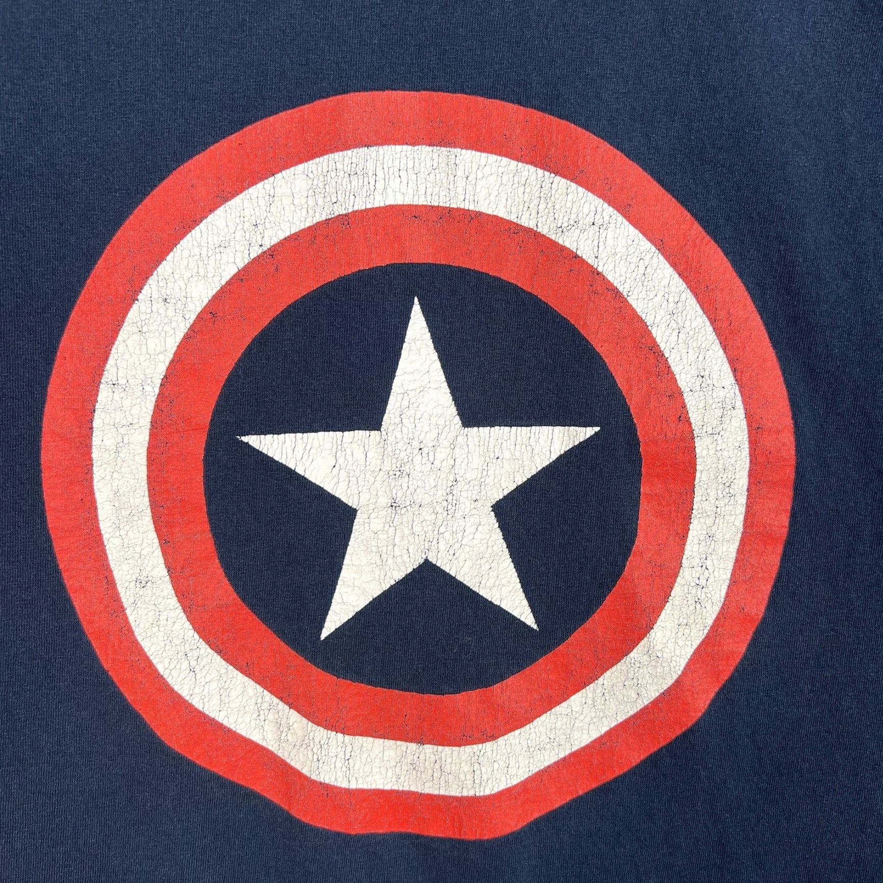 Vintage VINTAGE Marvel Captain America T Shirt Adult Large Men Blue Graphic Tee 90s, Men L, Short Sleeve, Cotton, Regular, Sportswear/Beach Size US L / EU 52-54 / 3 - 4 Thumbnail