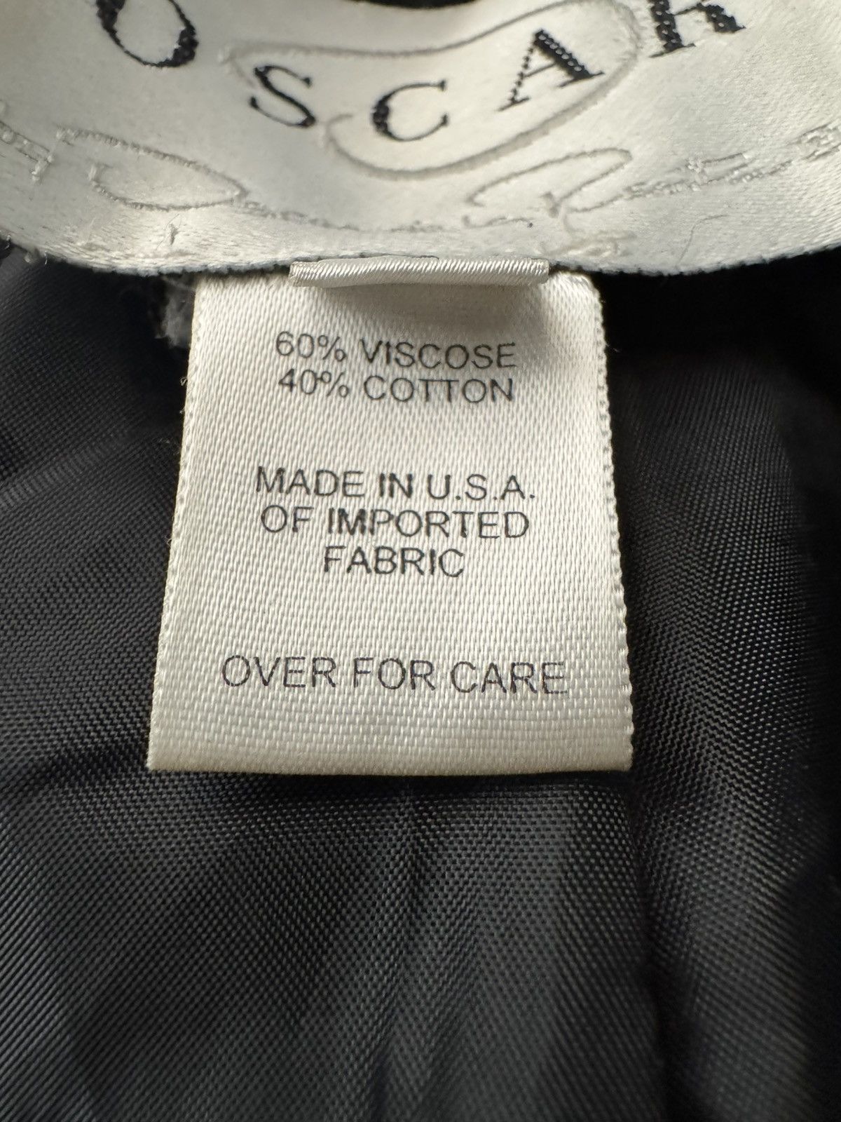 Oscar De La Renta Oscar De La Renta Thick SOFT Lined Gray Shimmer VELVET Size M / US 6-8 / IT 42-44 - 10 Thumbnail