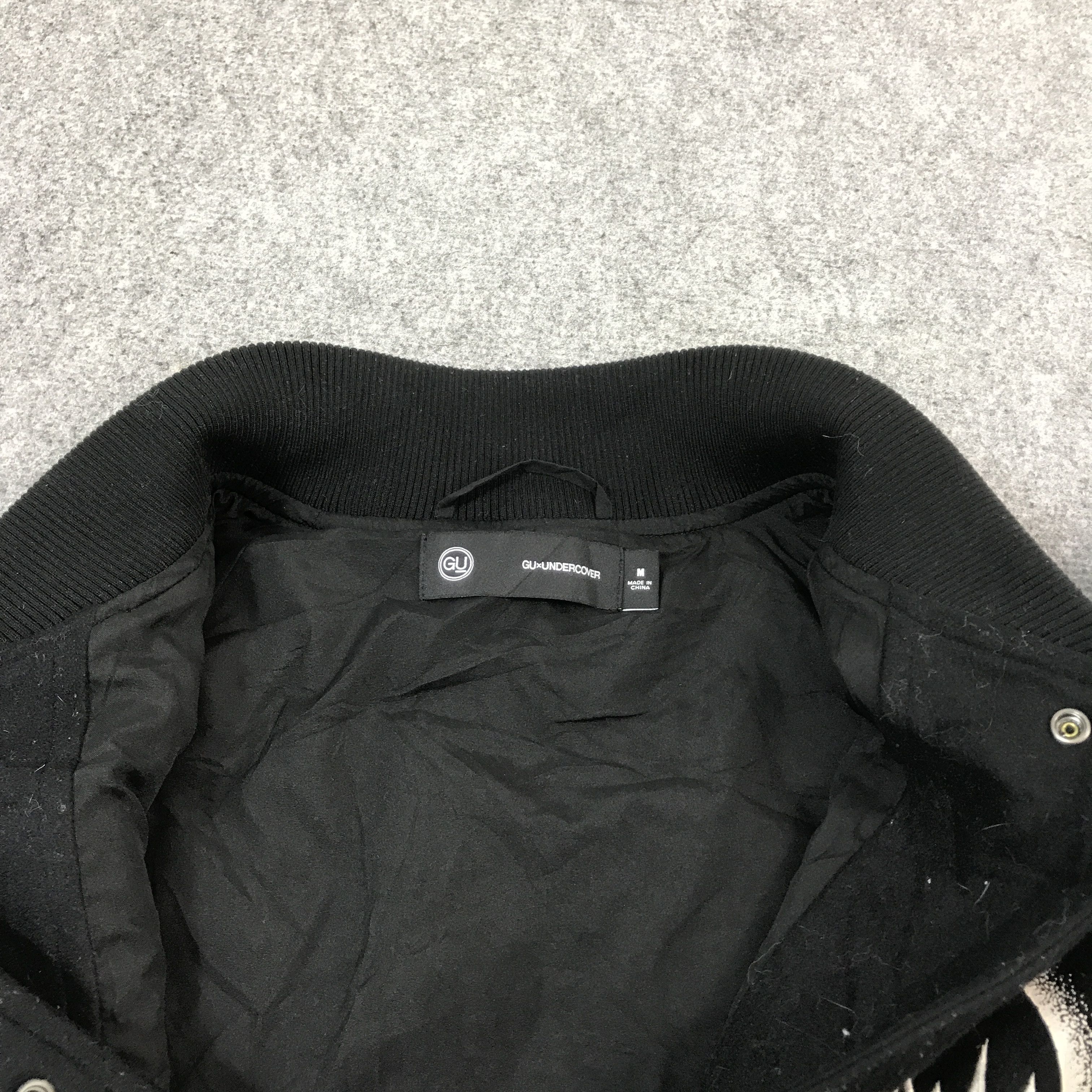 Japanese Brand × Undercover UNDERCOVER X GU KOSMIK NOISE VARSITY JACKET Size US M / EU 48-50 / 2 - 5 Thumbnail