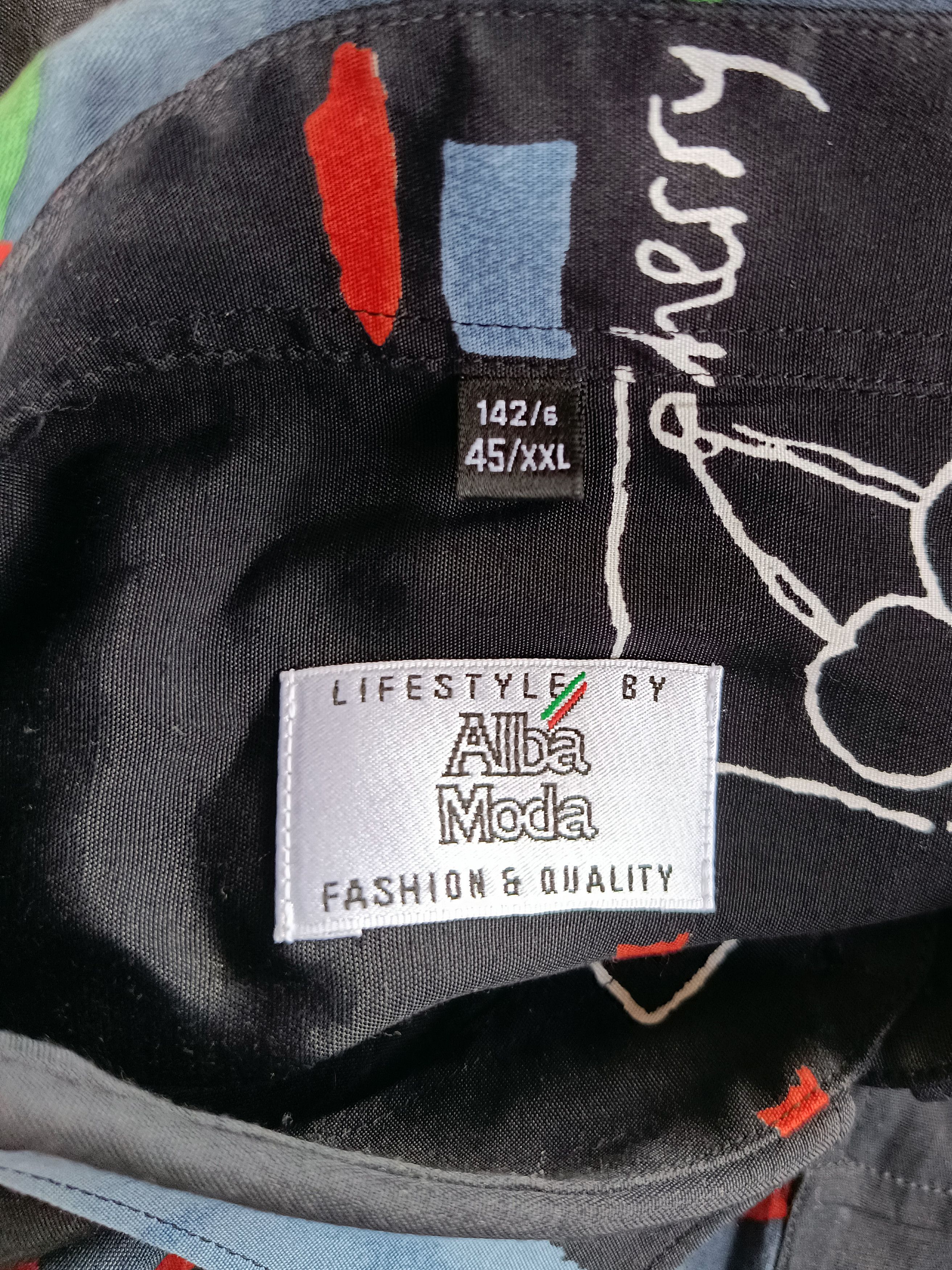 ALBA × Vintage Alba Moda Men XXL Vintage Short Sleeve Shirt Lemon Cherry Size US XXL / EU 58 / 5 - 5 Thumbnail