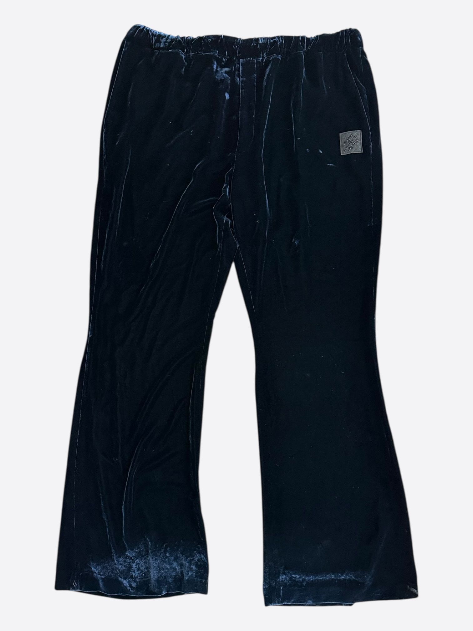 Louis Vuitton Louis Vuitton Navy Velvet Flared Track Pants Size US 38 / EU 54 - 1 Thumbnail